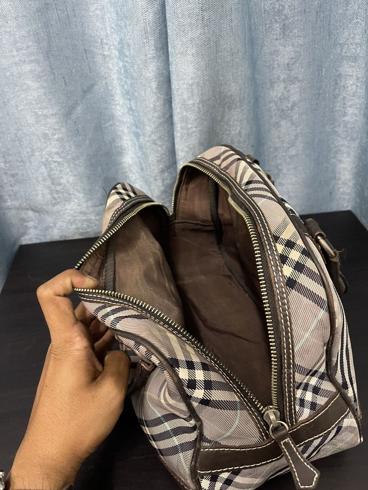 Burberry Burberry Blue Label Nova Check Handle Bag Size ONE SIZE - 10 Thumbnail