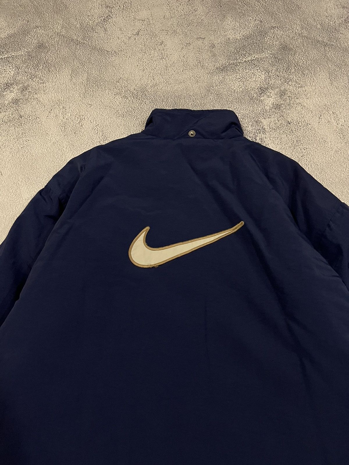 Nike × Vintage Vintage Y2k Nike Nylon Big Swoosh Jacket 00’s Size US L / EU 52-54 / 3 - 10 Thumbnail
