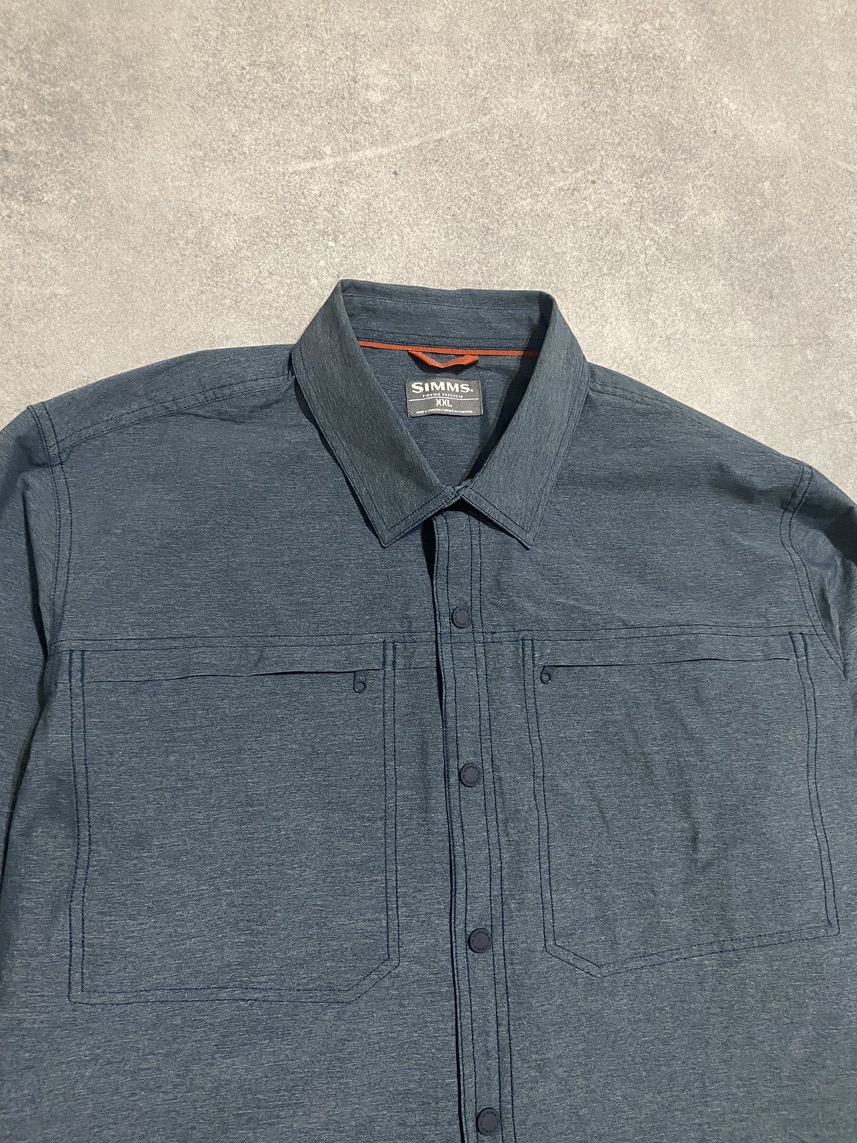 Simms Simms Prewett Stretch Woven Nylon Shirt Size US XXL / EU 58 / 5 - 2 Thumbnail