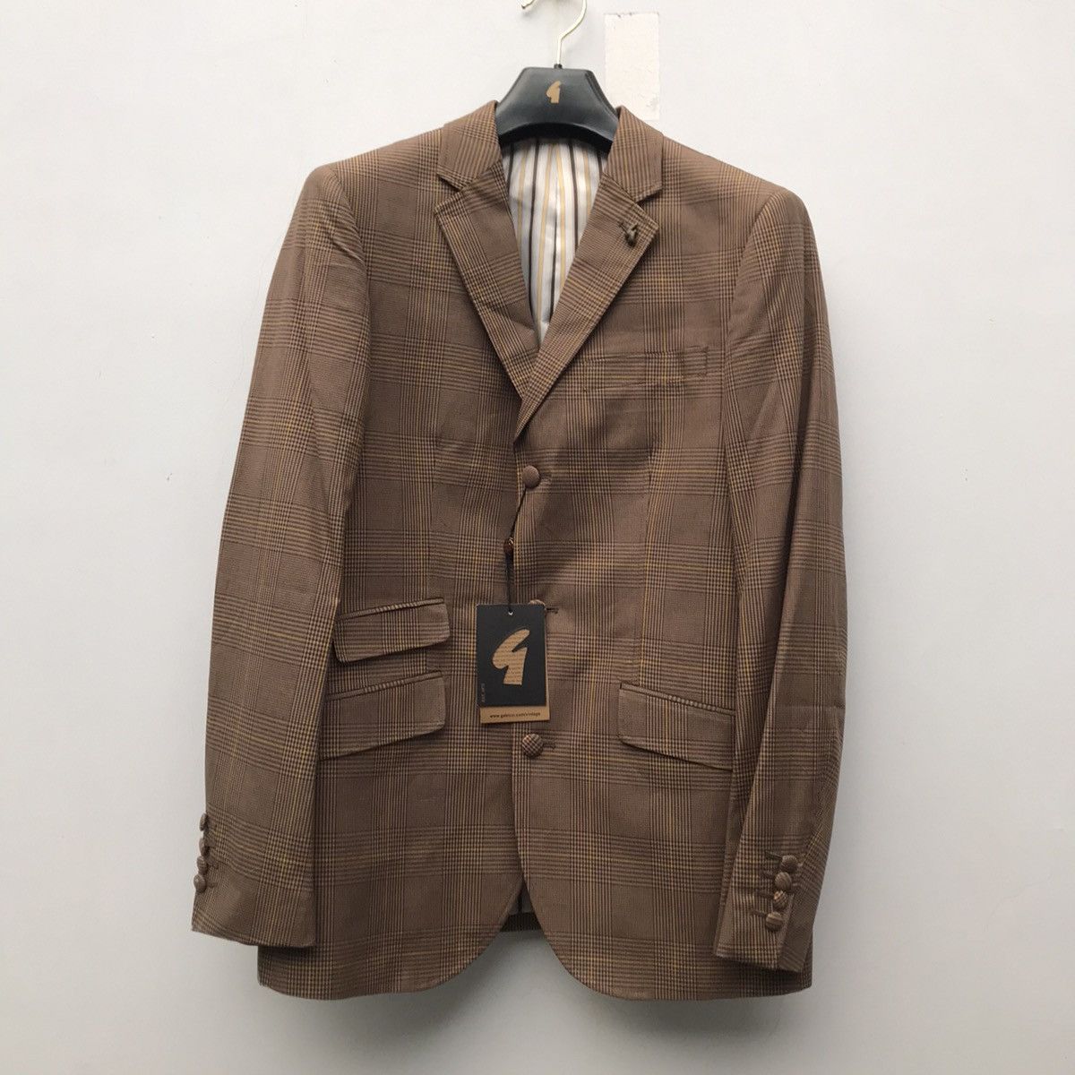 Gabicci × Lambretta Gabicci Italy Vintage Mens Checked Tailored Jacket Button Up Size 40R - 1 Thumbnail