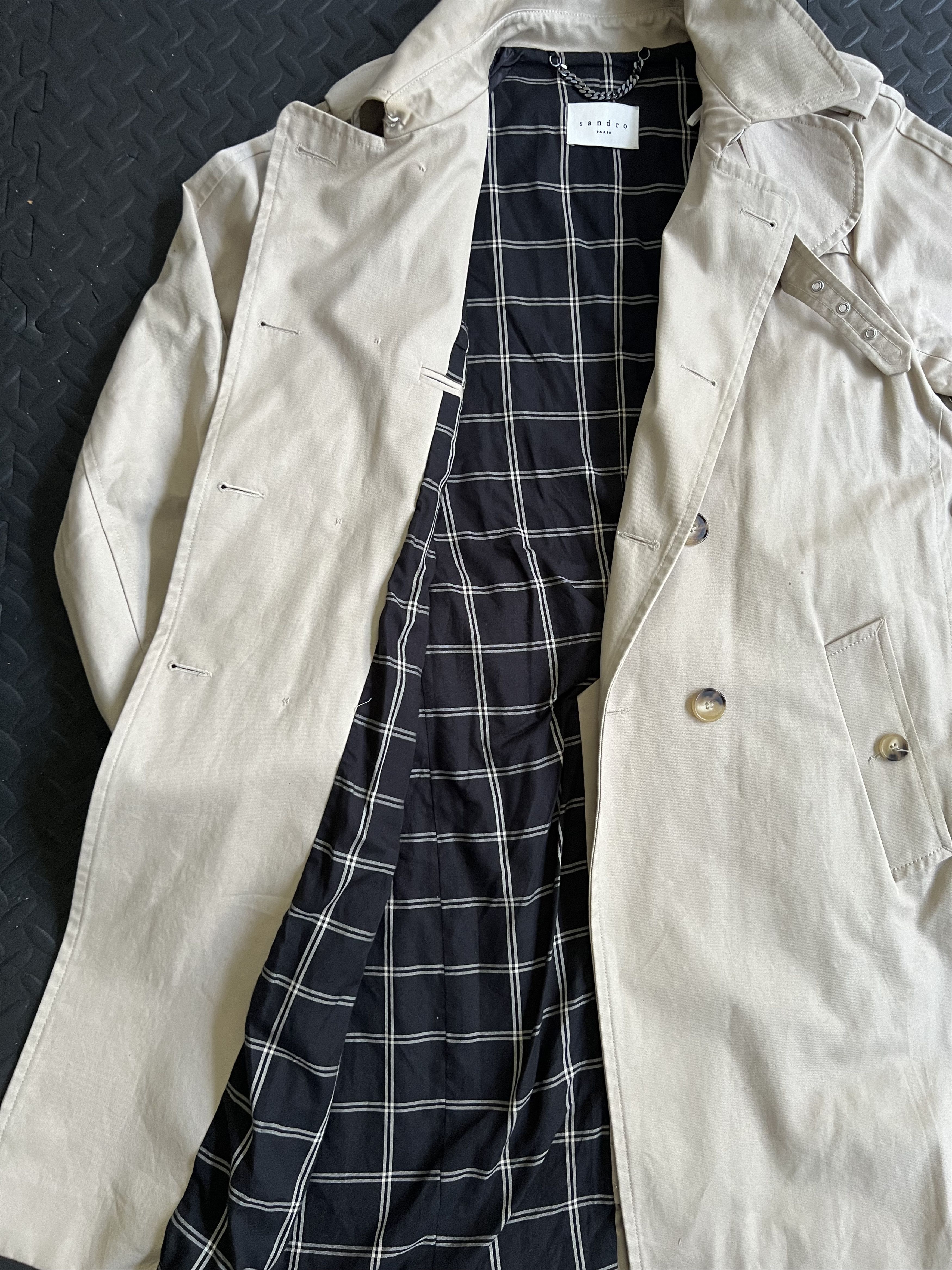 Sandro Sandro Trench Coat Size US M / EU 48-50 / 2 - 5 Thumbnail