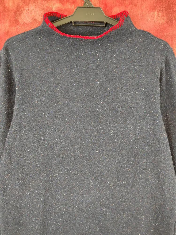 Comme des Garcons DL Tricot Comme Des Garcons Darkblue Knitwear #A1231 Size US M / EU 48-50 / 2 - 3 Thumbnail