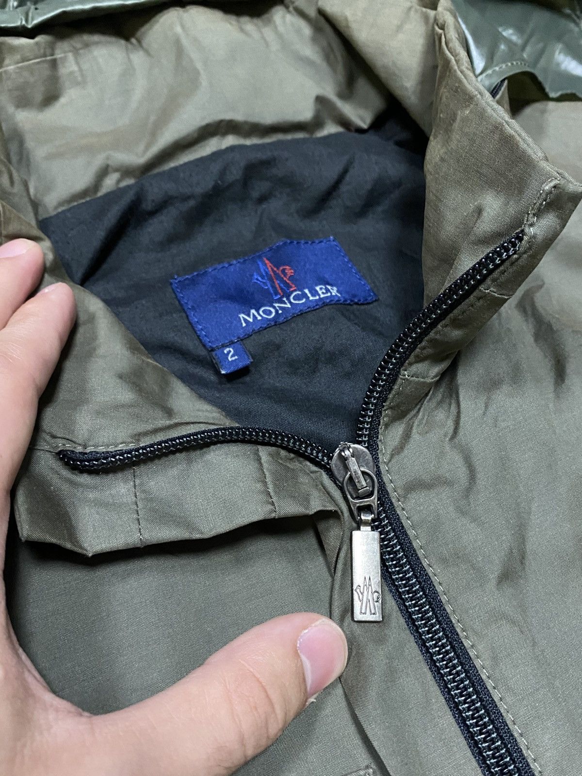 Moncler Moncler vintage nylon hoodie zip jacket RARE Size US M / EU 48-50 / 2 - 7 Thumbnail