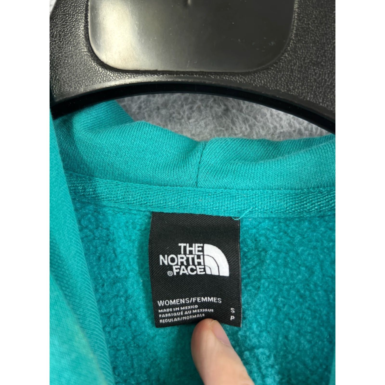 The North Face The North Face Womens Hoodie Pullover Cotton Jersey Teal Activewear Casual Fall Winter Small Women Size S / US 4 / IT 40 - 4 Thumbnail
