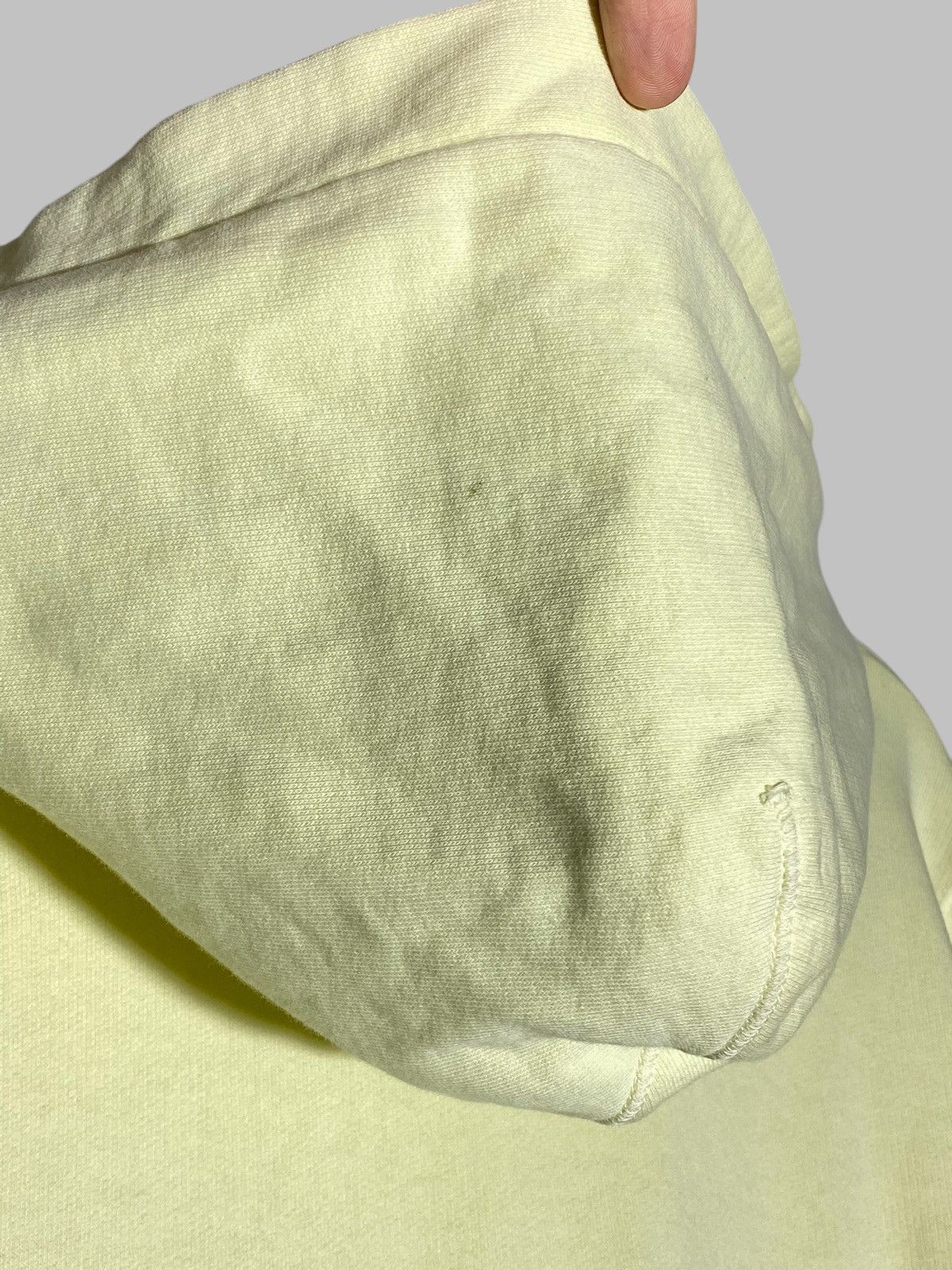 C.P. Company C.P Company Lens Cotton Fleece Resist Dyed Hoodie Yellow Size US M / EU 48-50 / 2 - 15 Thumbnail