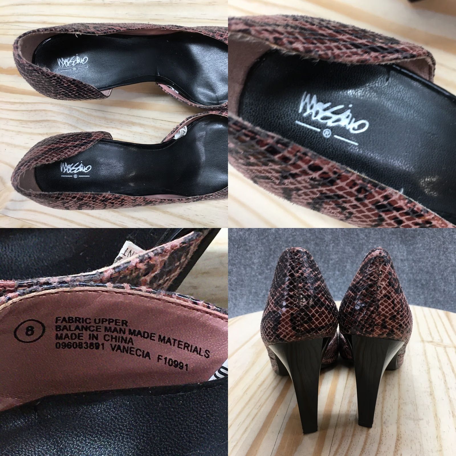 Mossimo Mossimo Heels Womens 8 Snake Print Dress Pointed Toe DOrsay Pumps Black Pink - Pump - Womens - 8 - Pink Snake Print, Mossimo Shoes Size M / US 6-8 / IT 42-44 - 8 Thumbnail