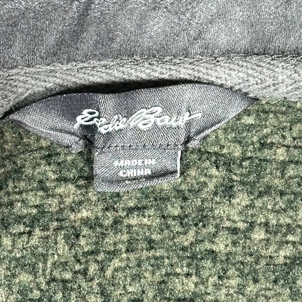 Eddie Bauer VINTAGE Eddie Bauer Sweater Shirt Mens Large Brown Green Fleece 1/4 Zip Pullover Camouflage Logo Pockets Fall Winter Casual Travel Size US L / EU 52-54 / 3 - 5 Thumbnail