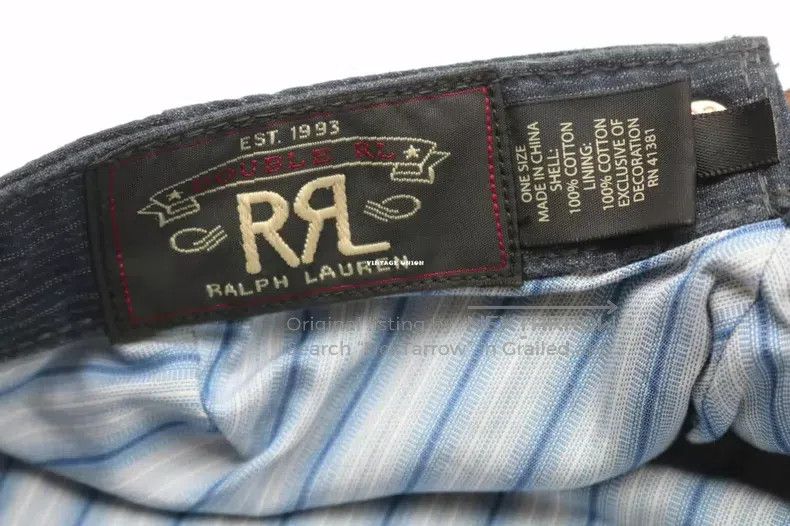RRL Ralph Lauren RRL Ralph Lauren Vintage distressed blue-dyed striped pure Size ONE SIZE - 9 Thumbnail