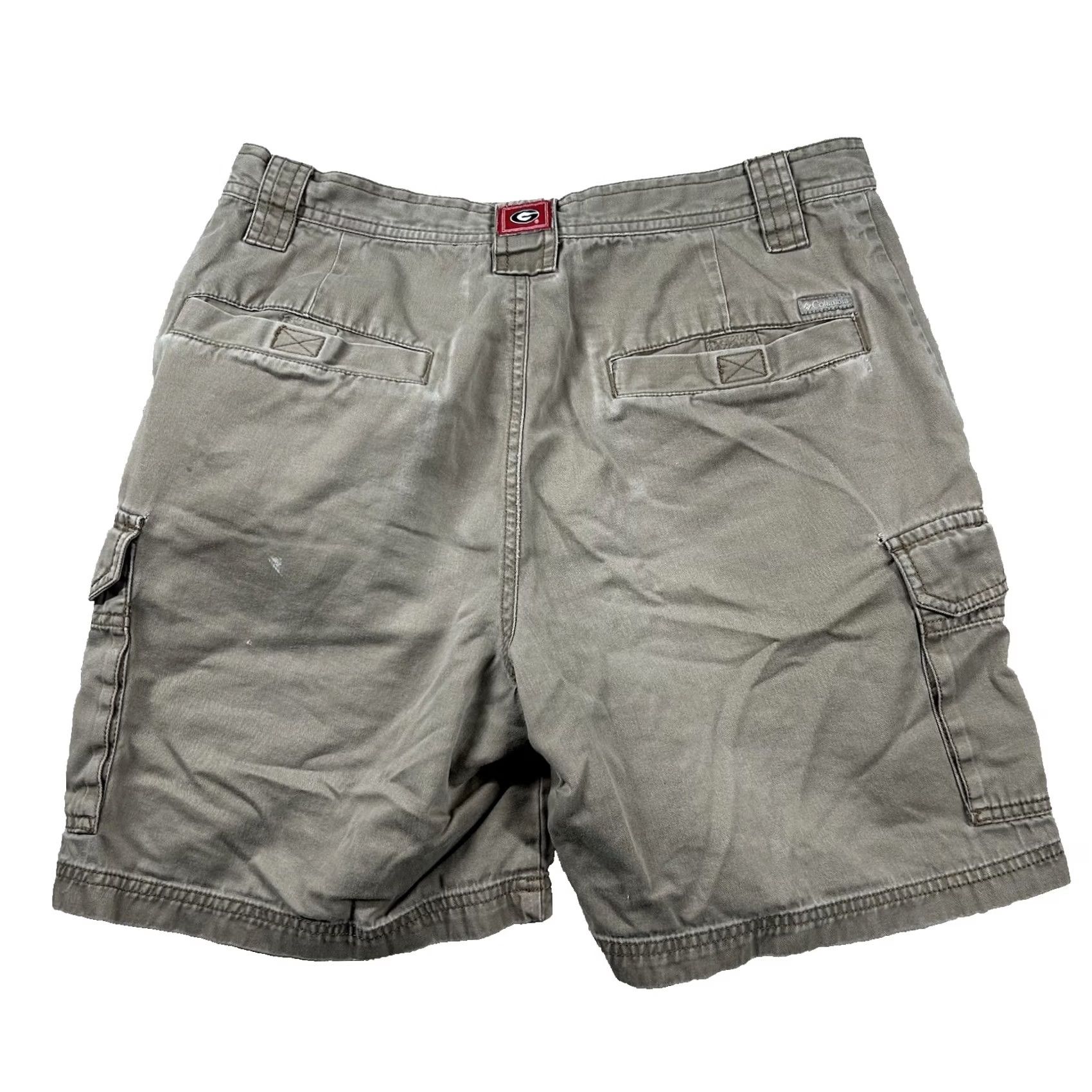 NCAA Columbia UGA Shorts Mens 32 Cargo Georgia Bulldogs Patch NCAA College Brown Size US 32 / EU 48 - 2 Thumbnail