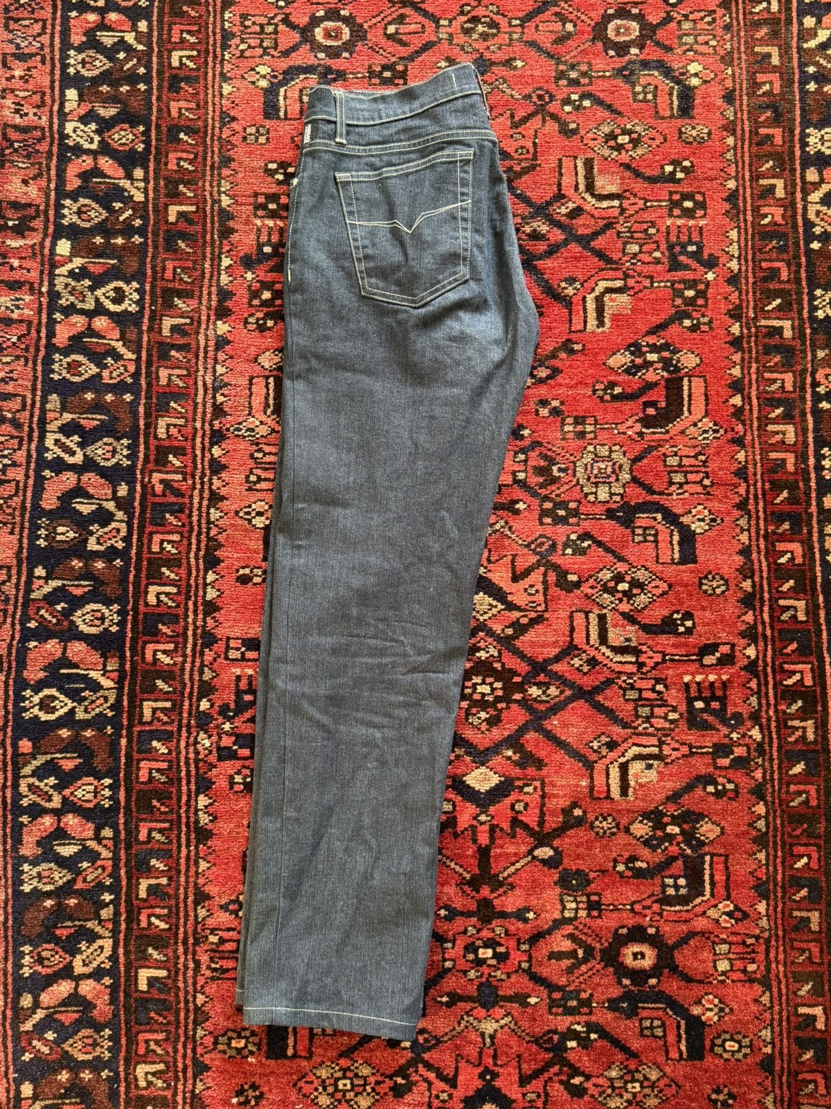 Versace Jeans Couture Versace Jean Couture Vintage Dark Blue Jeans size 32 Size US 32 / EU 48 - 2 Thumbnail