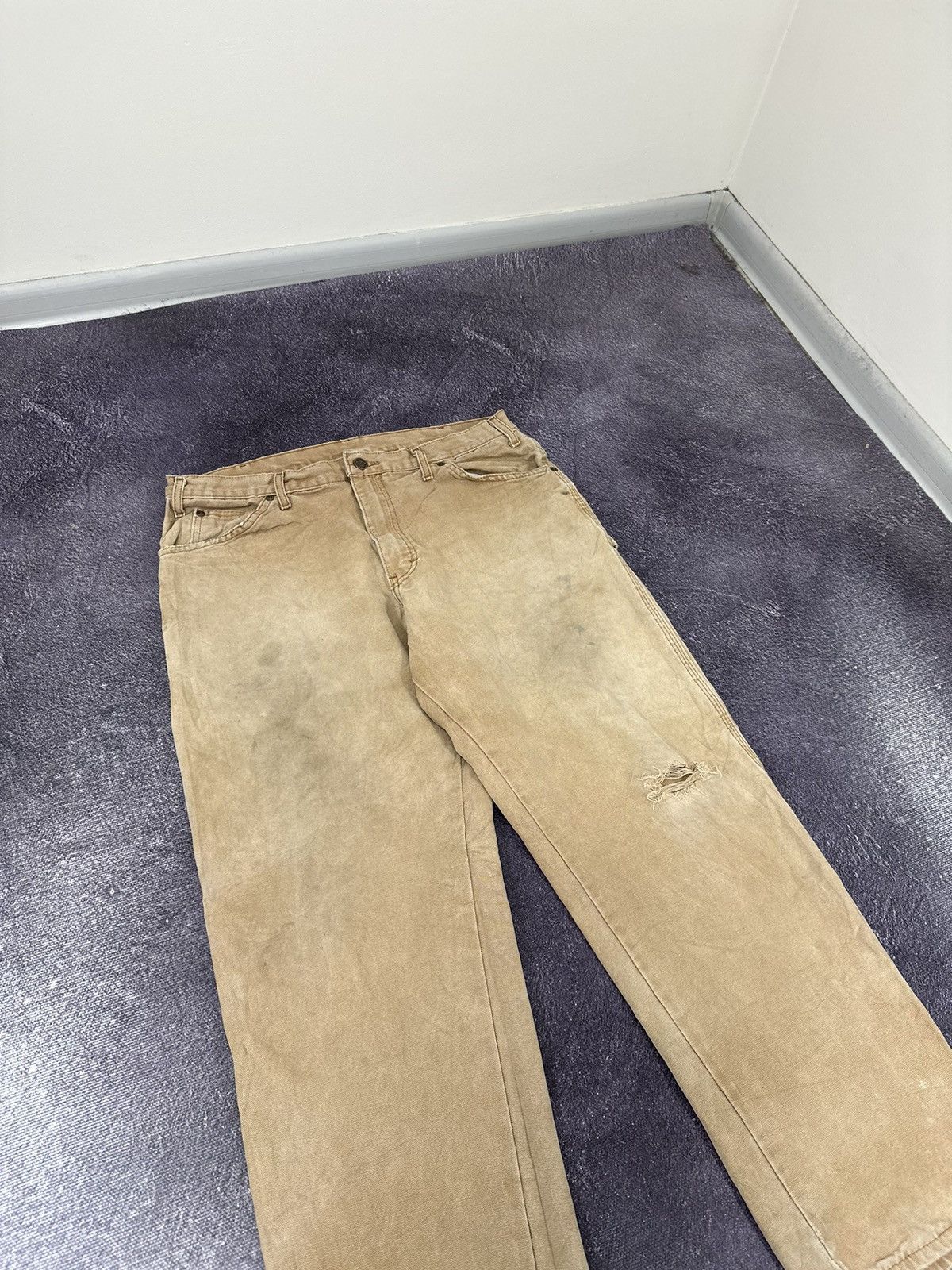 Dickies Vintage Dickies Faded Carpenter Baggy Hype Work USA Pants Size US 36 / EU 52 - 13 Thumbnail