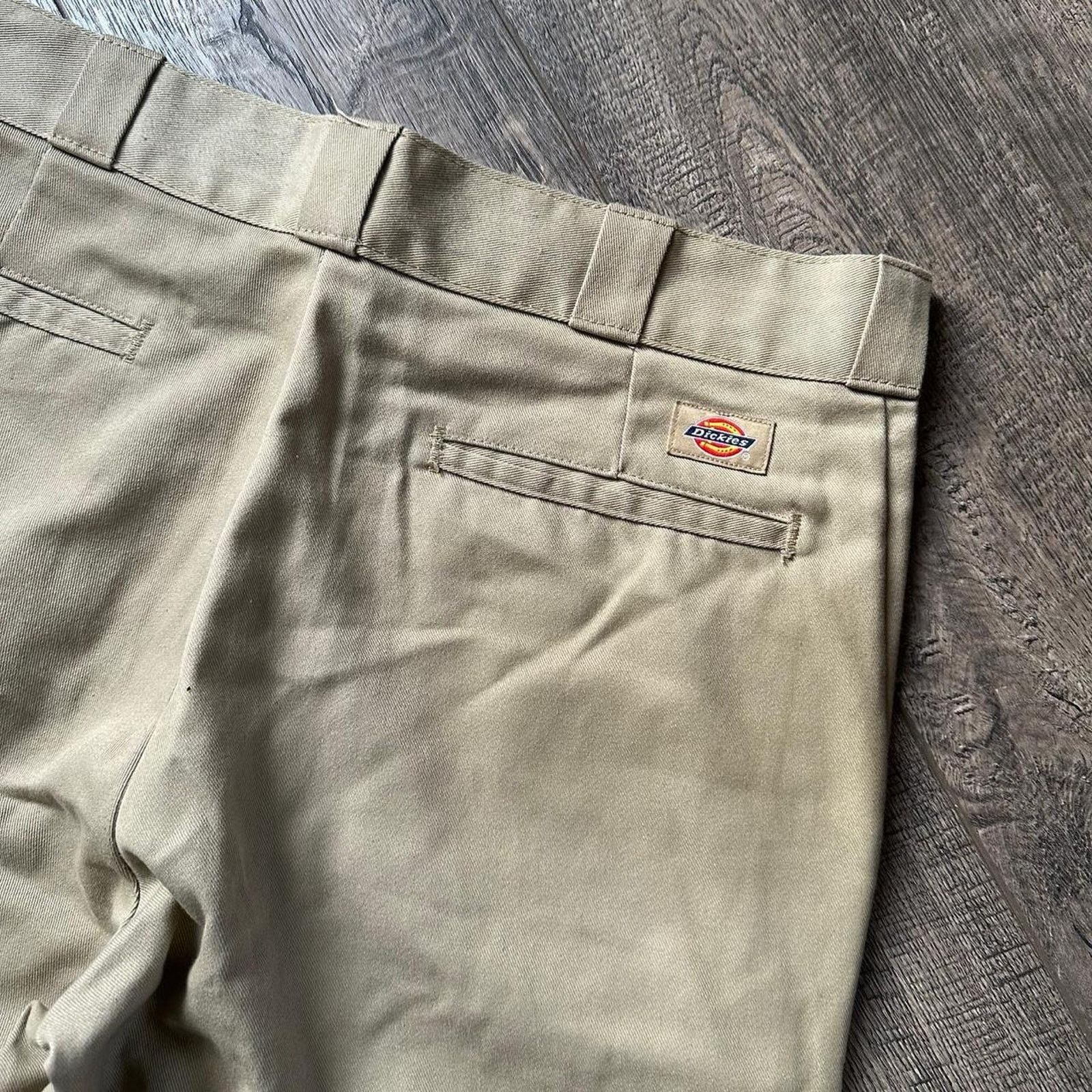 Dickies Tan Basic Dickies 874 Original Fit Chino Work Pant Slacks Size US 33 - 7 Thumbnail