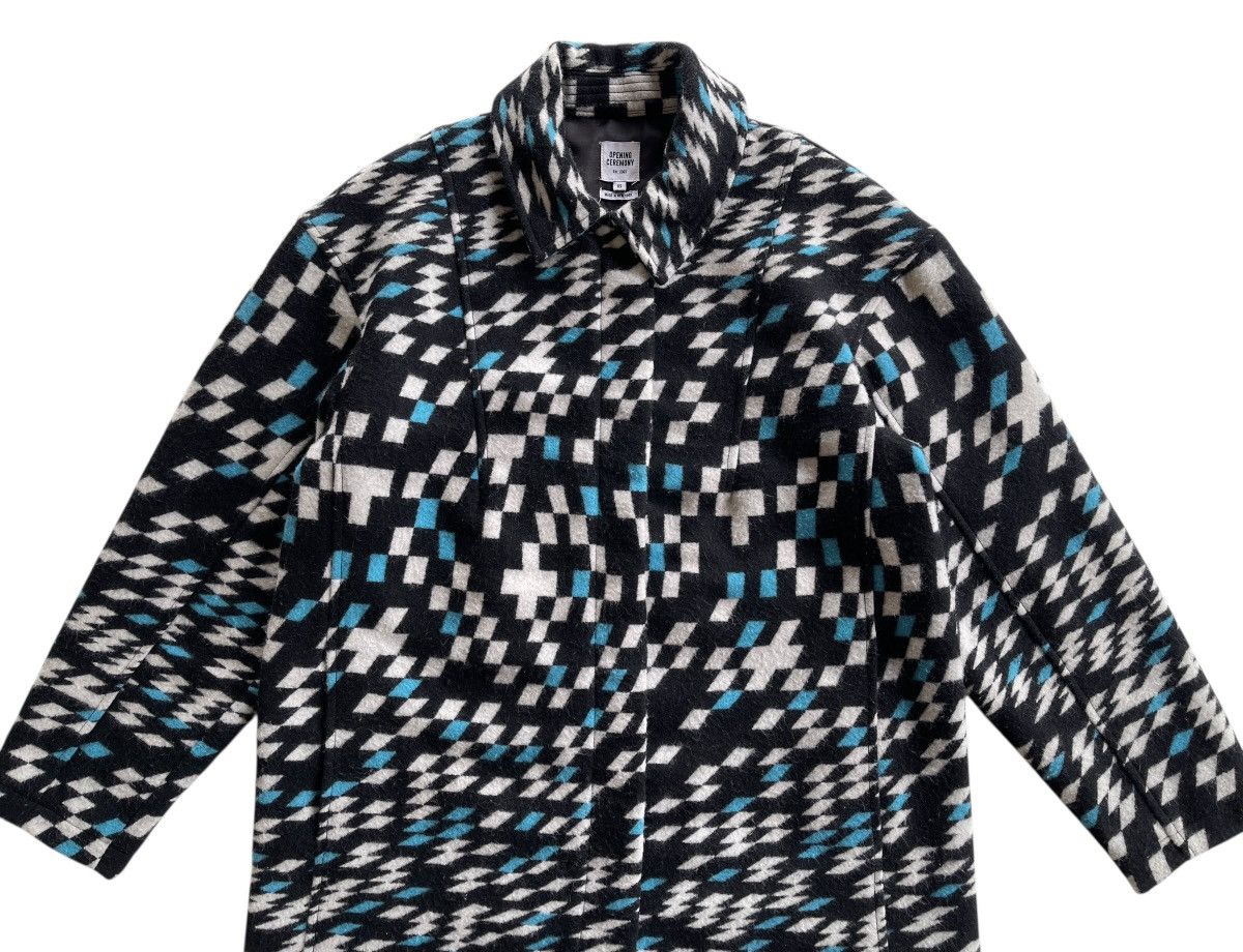 Opening Ceremony Opening Caremony Geometrical Wool Jacket Size XS / US 0-2 / IT 36-38 - 5 Thumbnail