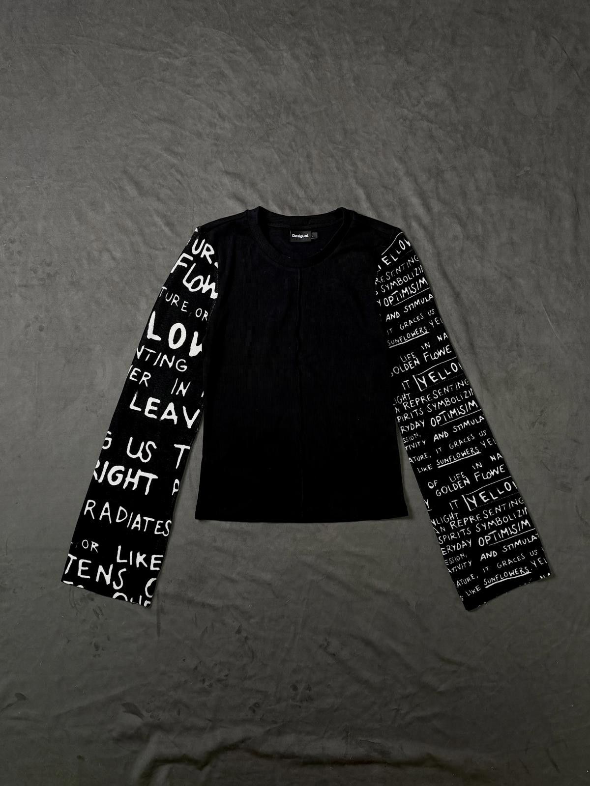 Desigual Desigual T-shirt with printed sleeves Size L / US 10 / IT 46 - 7 Thumbnail