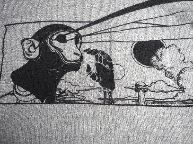 Prada Sz 48 Prada 18SS Laser Monkey Cashmere Sweater-2507 Size US M / EU 48-50 / 2 - 8 Thumbnail