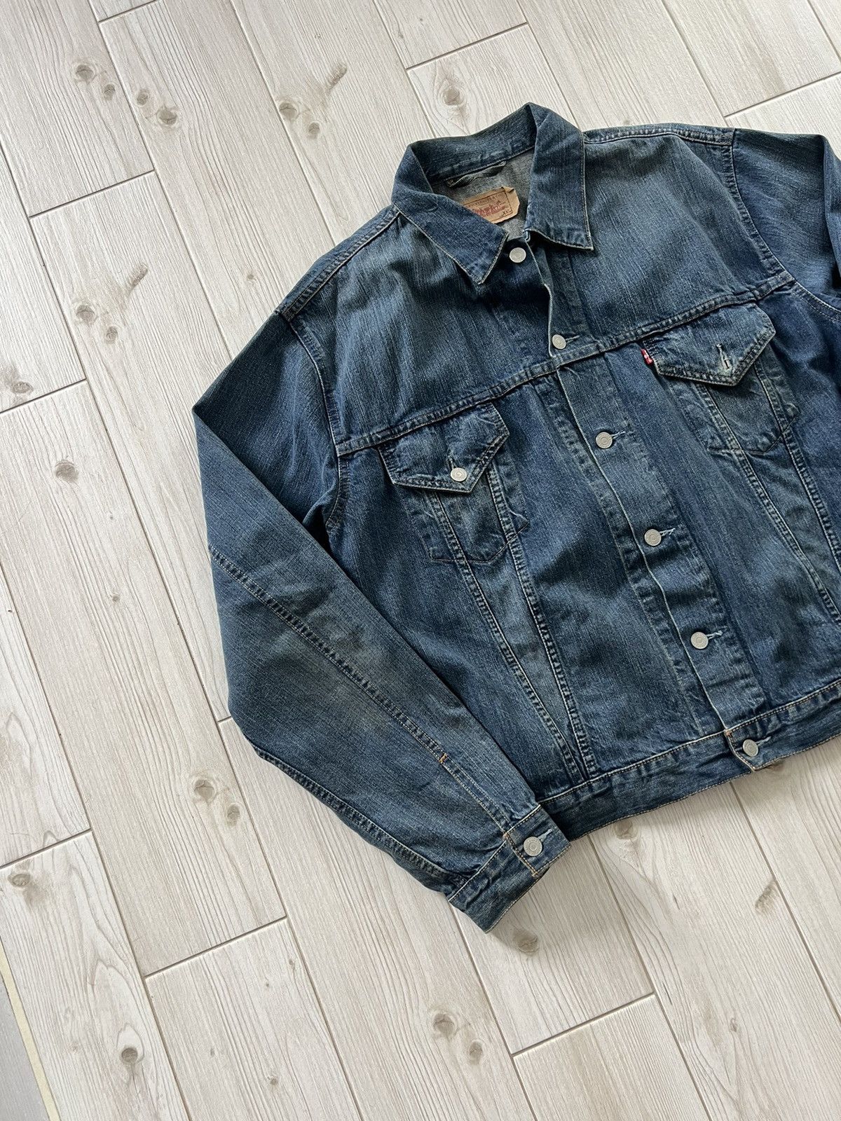 Levi's Vintage Levis Usa Trucker Denim Levis Jeans Jacket Medium Size US XL / EU 56 / 4 - 8 Thumbnail