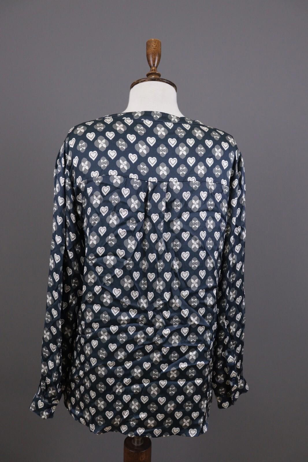 Designer Princess Goes Hollywood Gray Button Dwon Silk Shirt Sz 42 Size M / US 6-8 / IT 42-44 - 10 Thumbnail