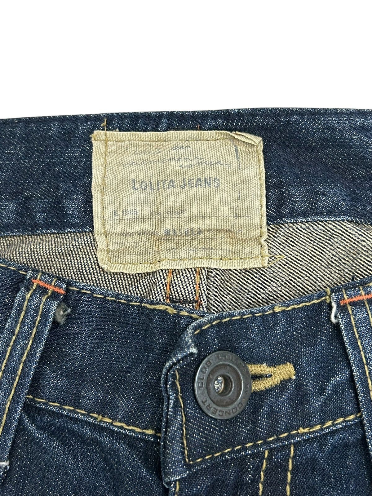 Obelisk Lolita Concert Club Buckle Strap Patch Back Mud Washed Size US 33 - 7 Thumbnail