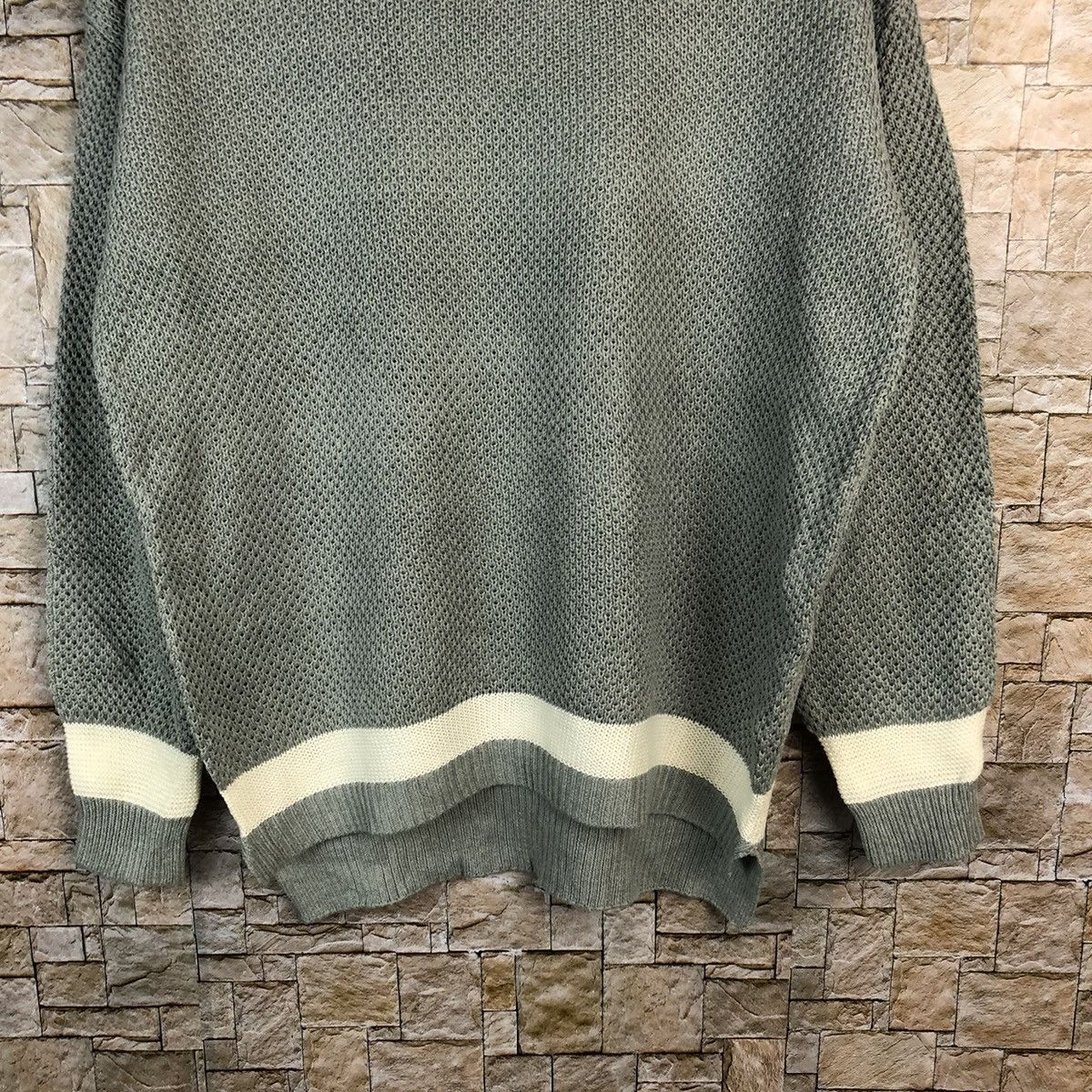 Homespun Knitwear × Japanese Brand Choco Raffine Grey Knitwear #A1220 Size M / US 6-8 / IT 42-44 - 6 Thumbnail