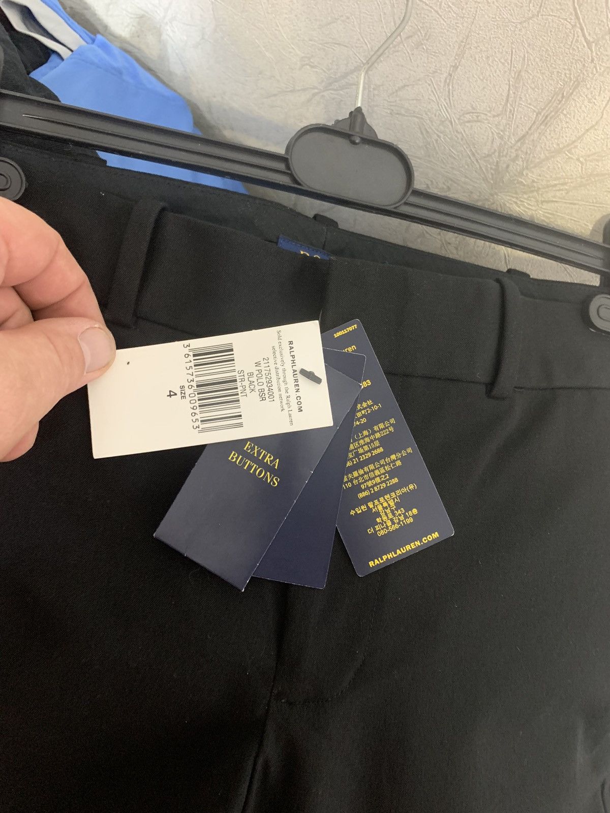 Polo Ralph Lauren × Ralph Lauren Polo Ralph Lauren Women’s Black Stretch Cropped Pants Size S Size 27" / US 4 / IT 40 - 7 Thumbnail
