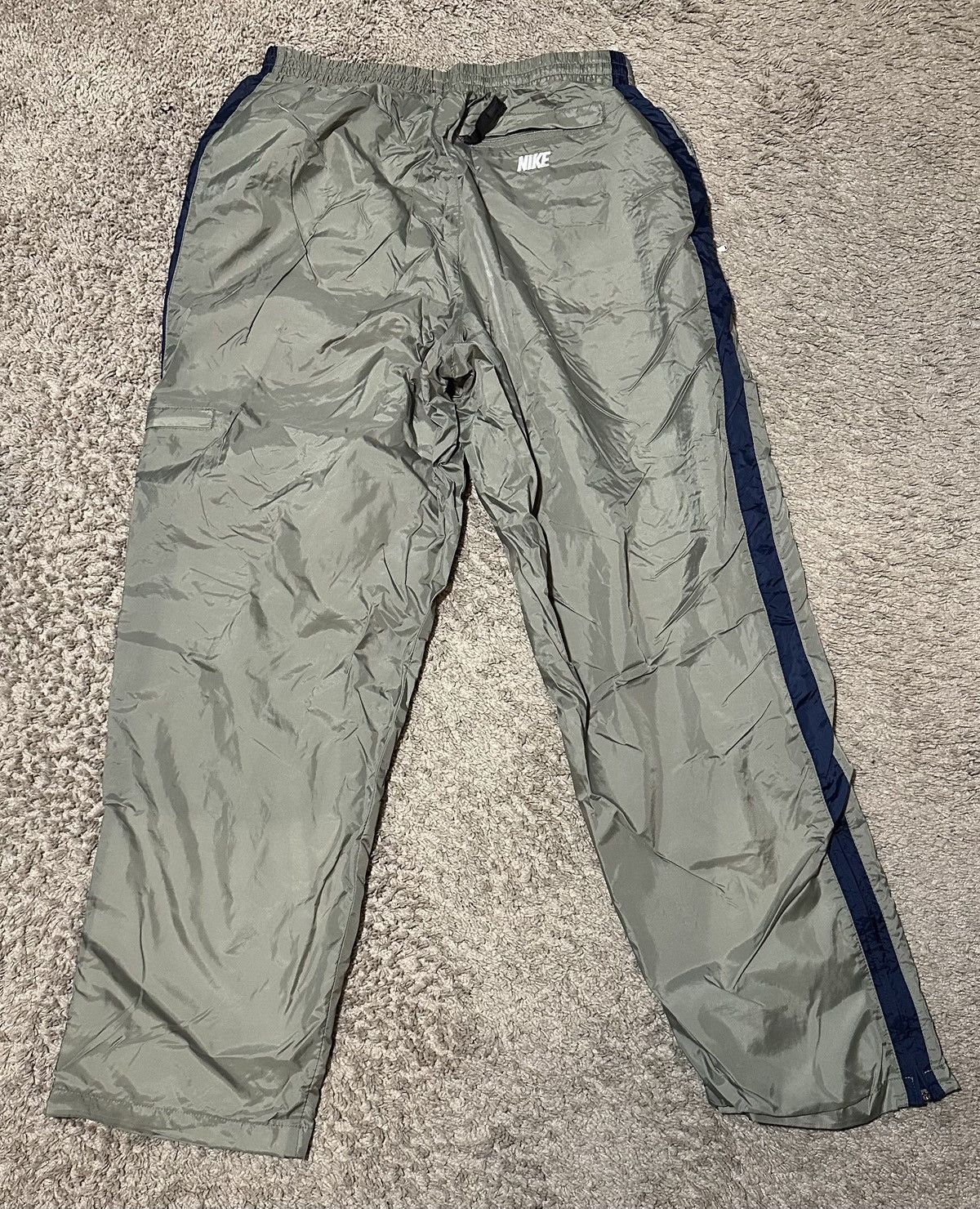 Nike Vintage Nike Grey Track Pants Size US 38 / EU 54 - 3 Thumbnail