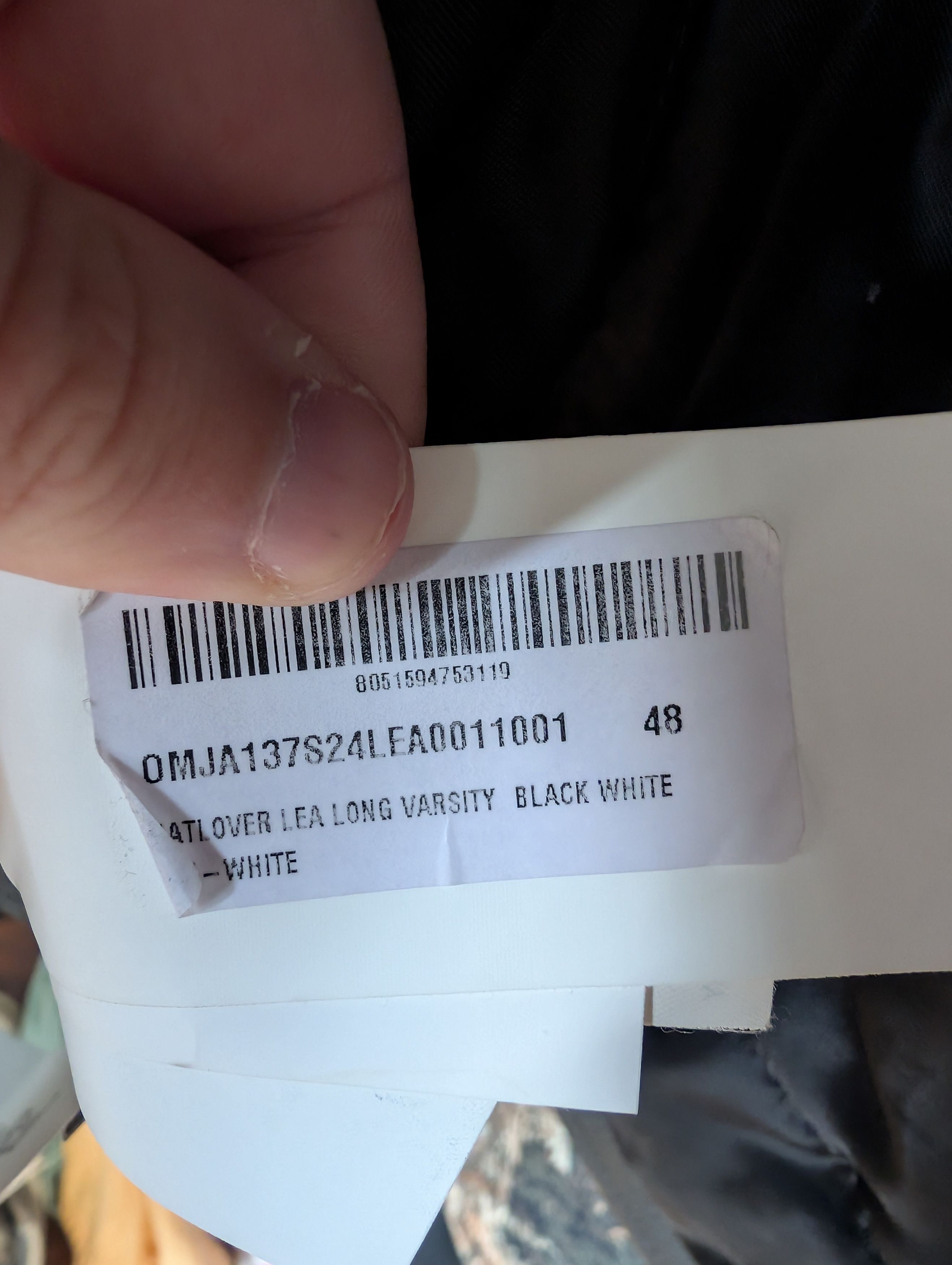 Off-White Rare Off-white nature lover Leather jacket Size US M / EU 48-50 / 2 - 16 Thumbnail