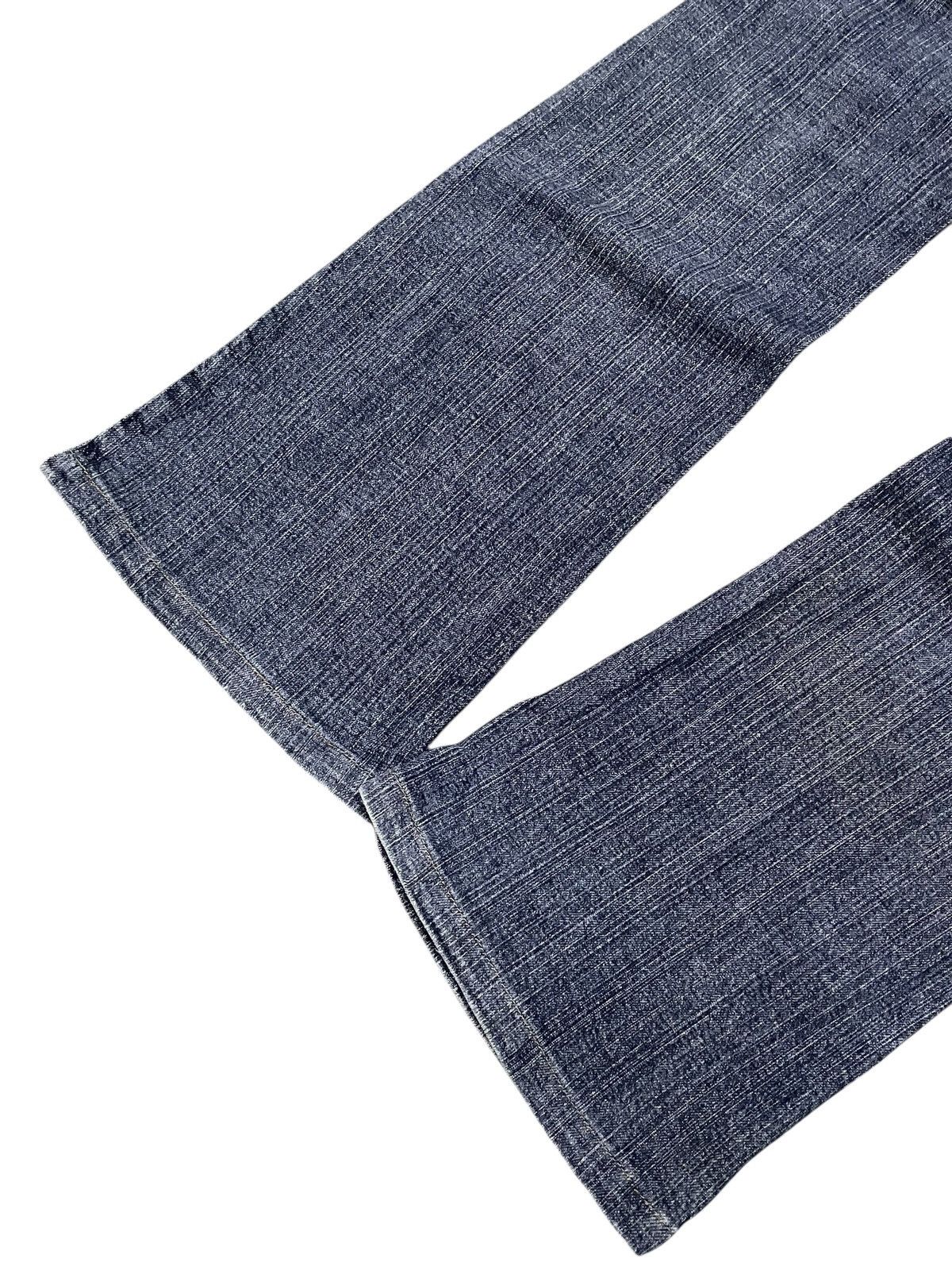 Japanese Brand × Tornado Mart Tornado Mart Style Tribal Leather Trimmed Flare Jeans Size US 26 / EU 42 - 13 Thumbnail