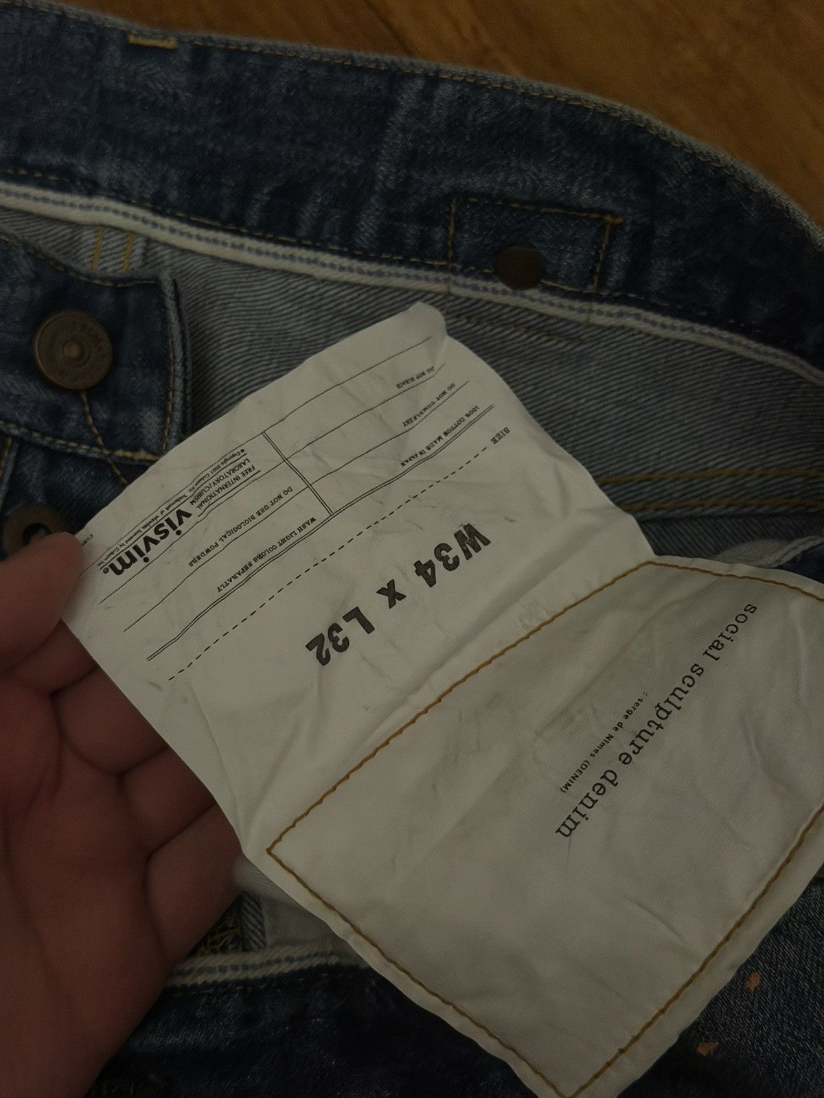 Visvim Social Sculpture 10 Paint-Splattered Selvedge Jeans Size US 34 / EU 50 - 4 Thumbnail
