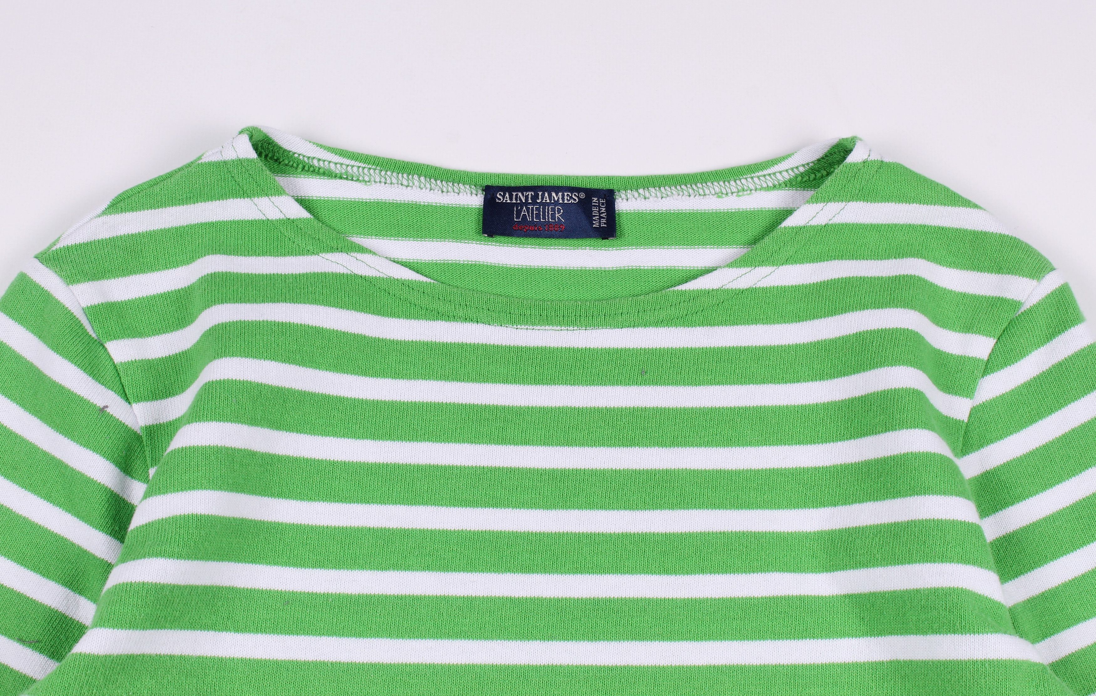 Saint James × Vintage Vintage Saint James Striped Sailor Jumper Size S / US 4 / IT 40 - 5 Thumbnail