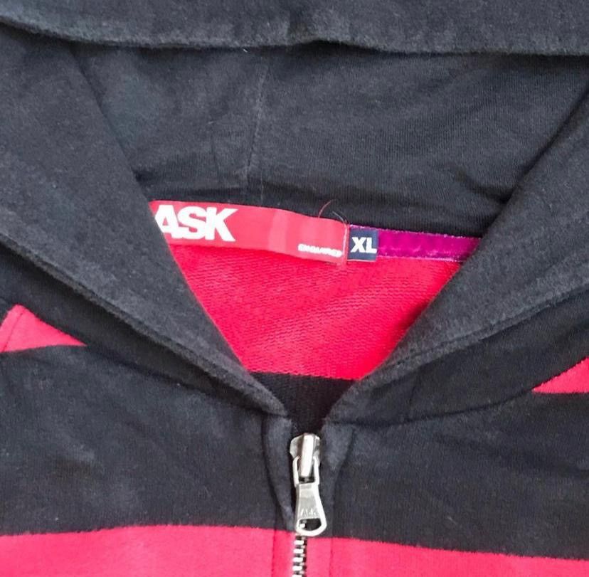 If Six Was Nine × Japanese Brand × Le Grande Bleu (L.G.B.) 🚨BINDING OFFER🚨 Enquiredask Skull Stripe Hoodie Size US L / EU 52-54 / 3 - 3 Thumbnail