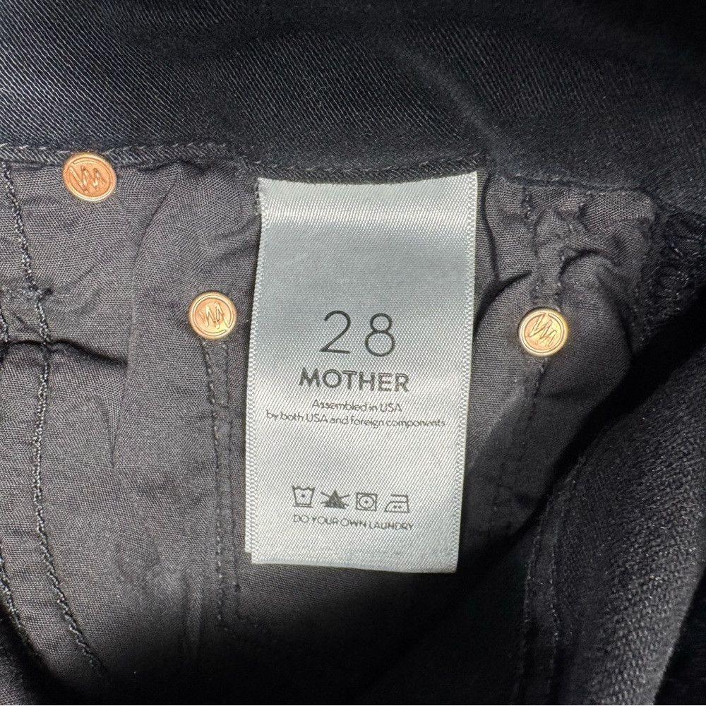 MOTHER MOTHER The Looker High Waisted Blackbird Jeans Size 28 Size 28" / US 6 / IT 42 - 8 Thumbnail