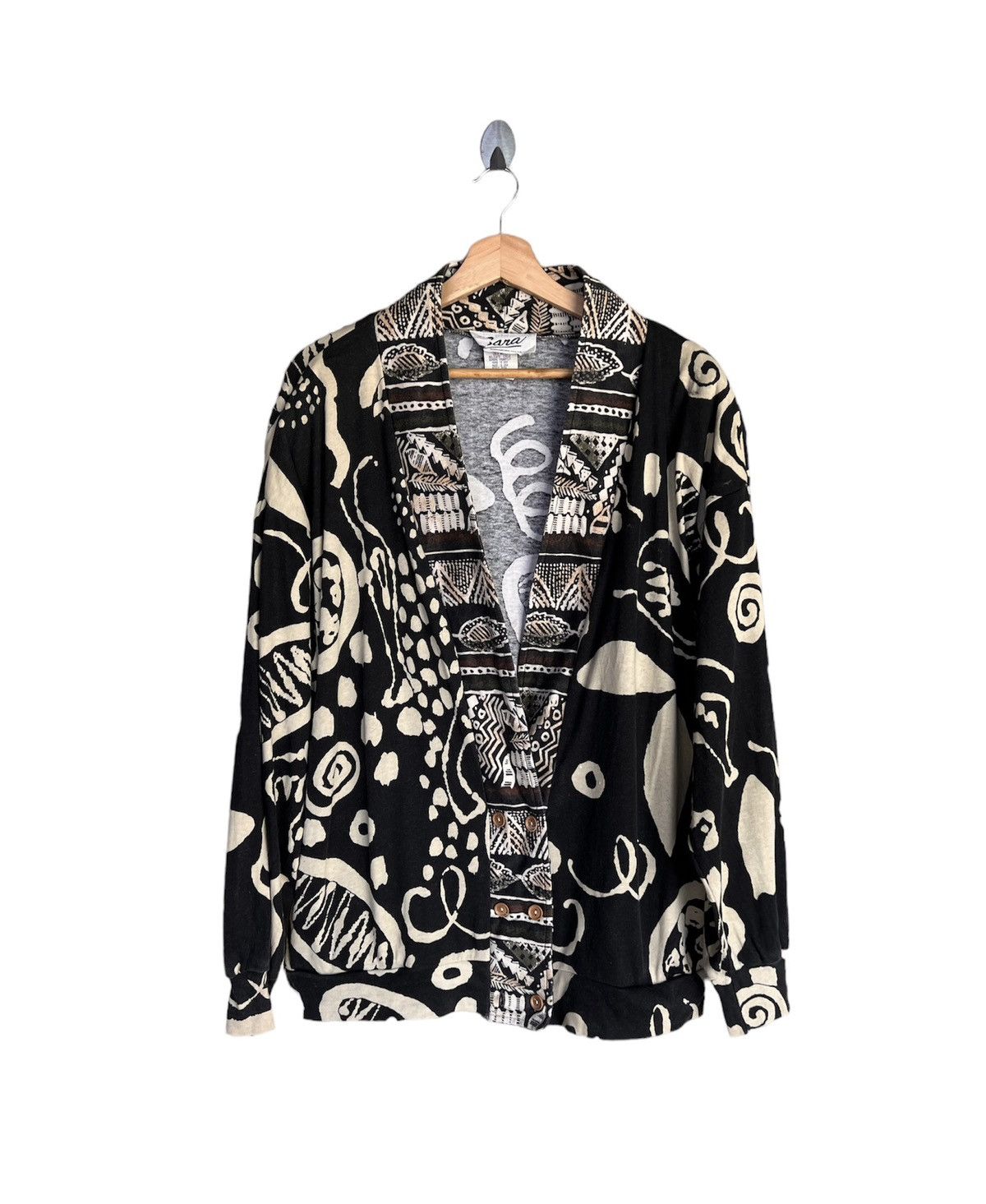 Vintage Vintage Sara Art Cardigan Jacket Size US M / EU 48-50 / 2 - 1 Thumbnail