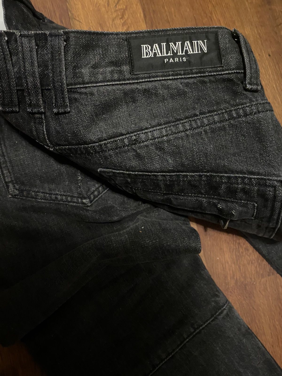 Balmain Balmain FW11 by Christophe Decarnin Double Zip Biker Jeans Size US 31 - 5 Thumbnail