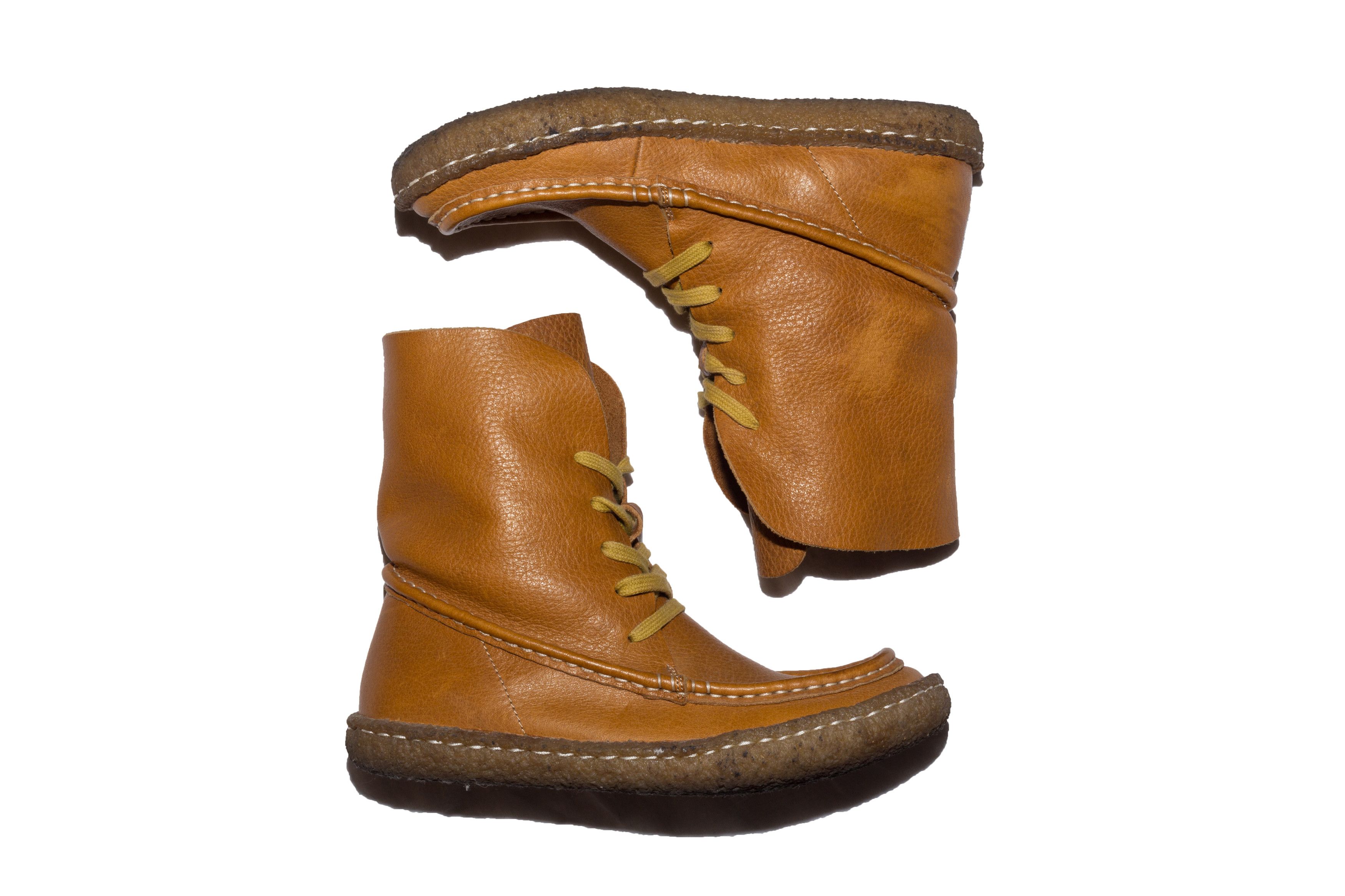 Issey Miyake LACE UP 5 HOLE MOCCASIN BOOTS Size US 6.5 / IT 36.5 - 9 Thumbnail