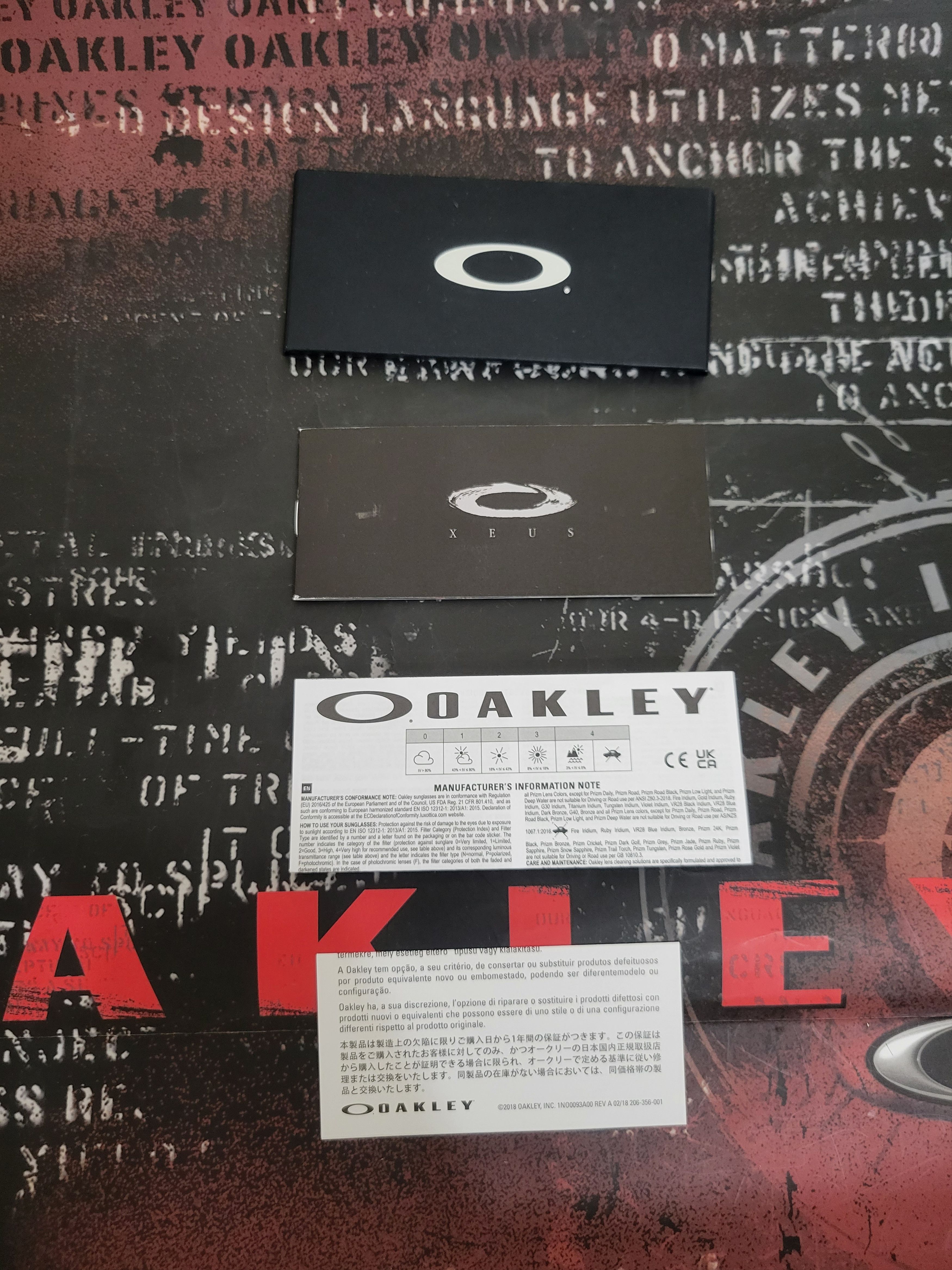 Oakley Rare Oakley Xeus AG Sunglasses X Silver Prizm Chrome Iridium Size ONE SIZE - 12 Thumbnail