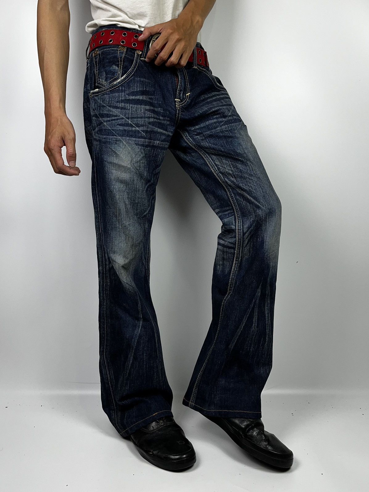 Edwin vintage denim edwin japan flared jeans pant Size US 32 / EU 48 - 3 Thumbnail