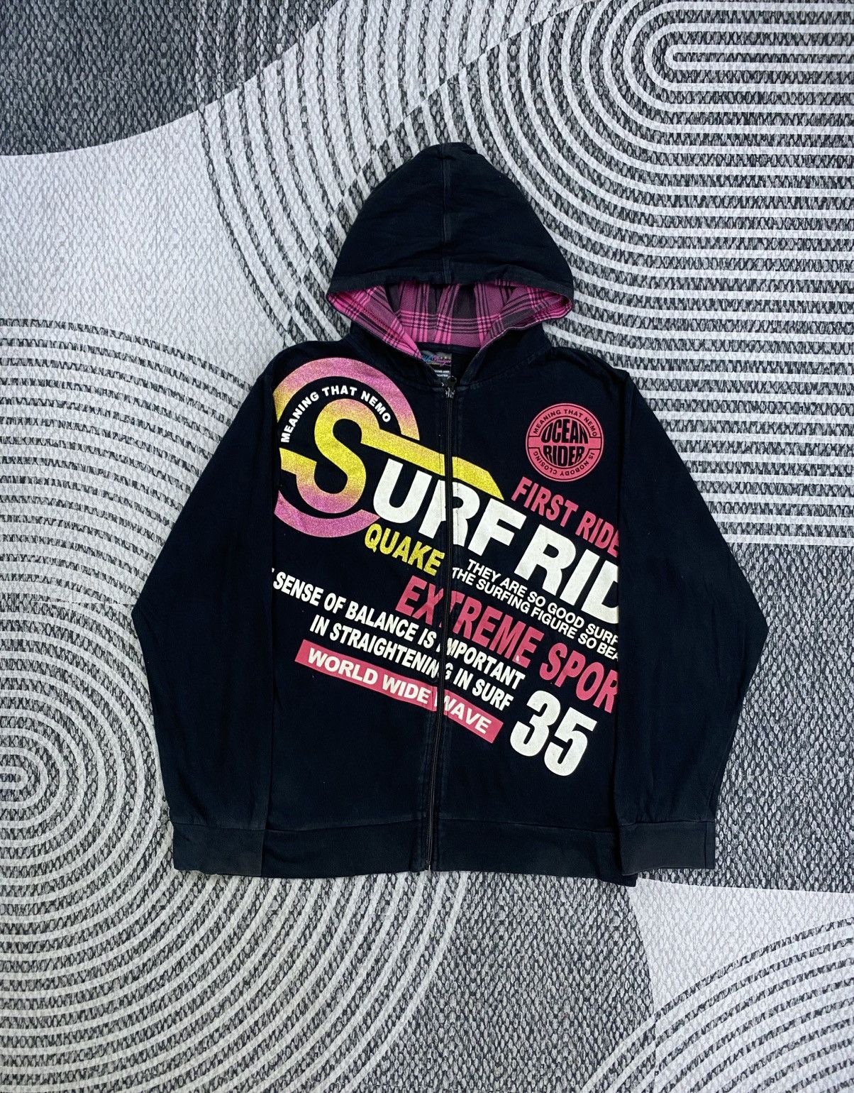 Hysteric Glamour Vintage Surf Rid Nice Zipper Sweater Jacket Size US M / EU 48-50 / 2 - 1 Thumbnail