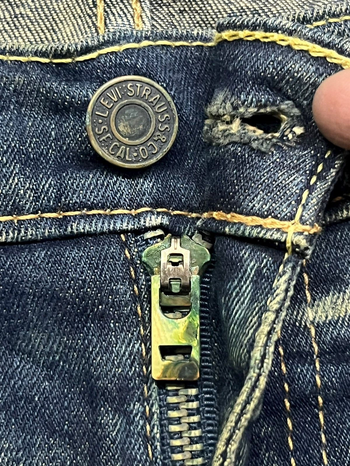 Levi's Vintage Levi’s 510 - Faded Mud Wash, Distressed Denim Size US 34 / EU 50 - 11 Thumbnail