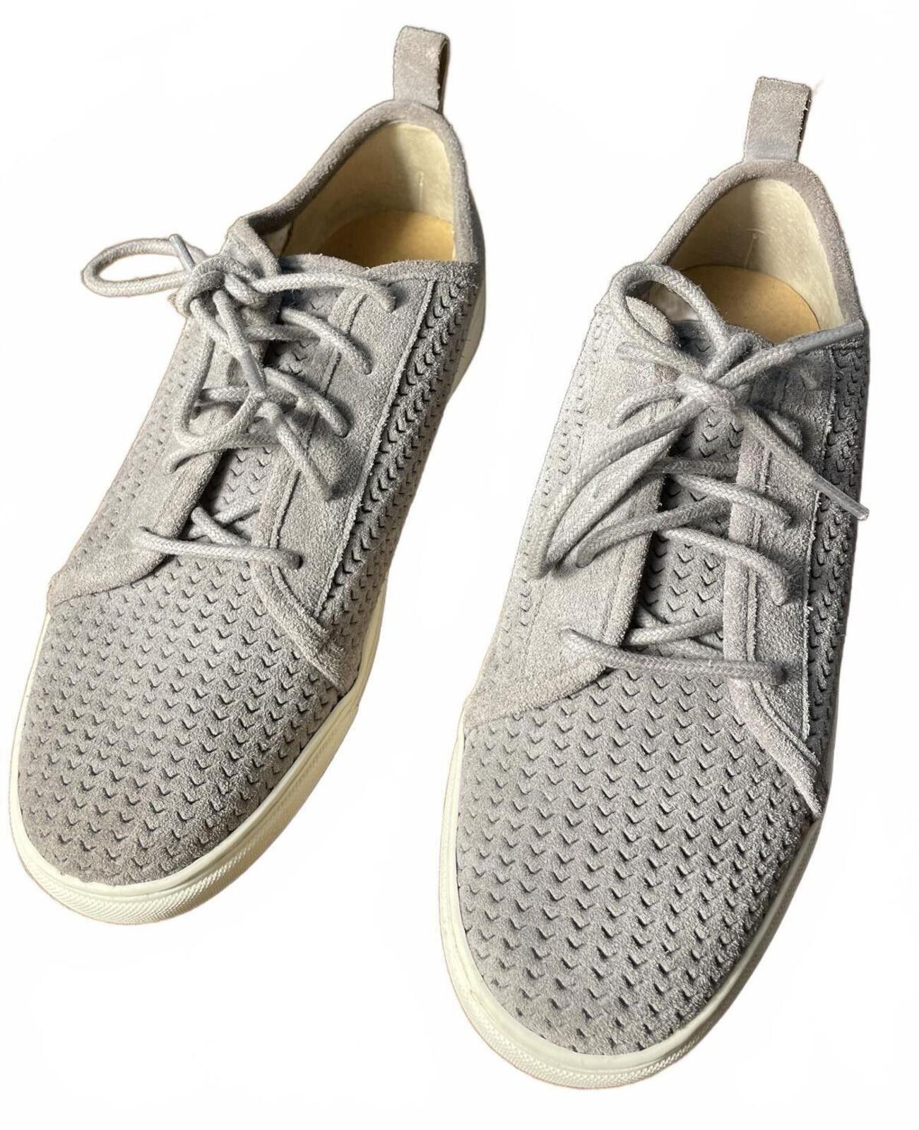 Lucky Brand Lucky Brand Leather Suede Lace Sneakers Shoes Women's 8 Gray Size US 8 / IT 38 - 1 Thumbnail