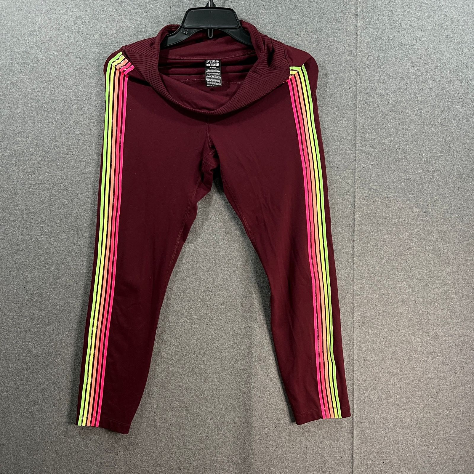 Pink PINK Women's Pants Red Legging Size M Size 28" / US 6 / IT 42 - 1 Thumbnail