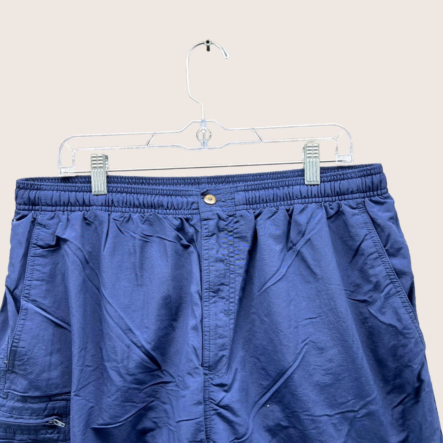 Tommy Bahama Tommy Bahama Shorts Men Large Blue Nylon Athletic Elastic Waist Lined Casual Size US 33 - 1 Thumbnail