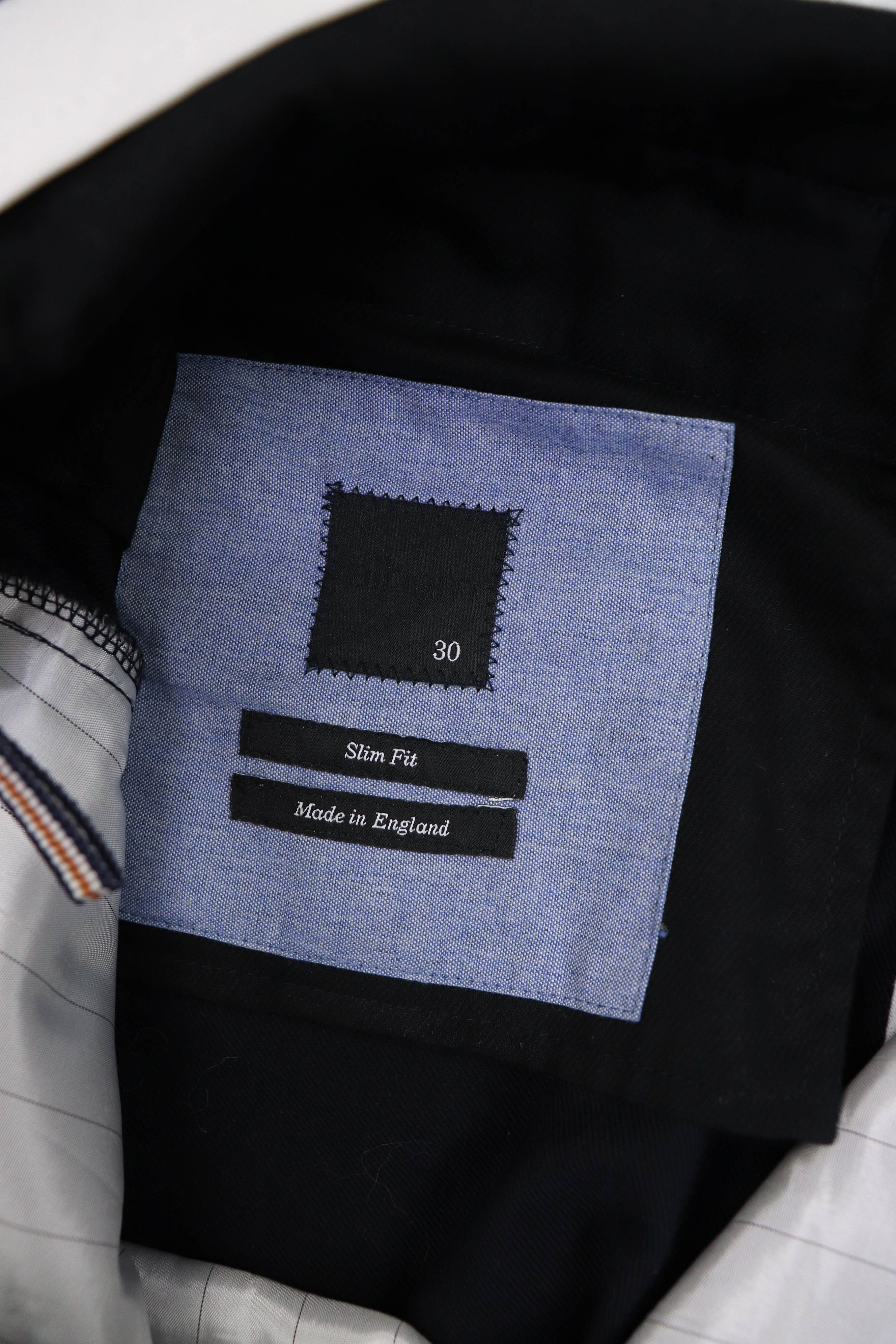Albam Albam Made in England Blue Slim Fit Chino Trousers Pants Size US 30 / EU 46 - 10 Thumbnail