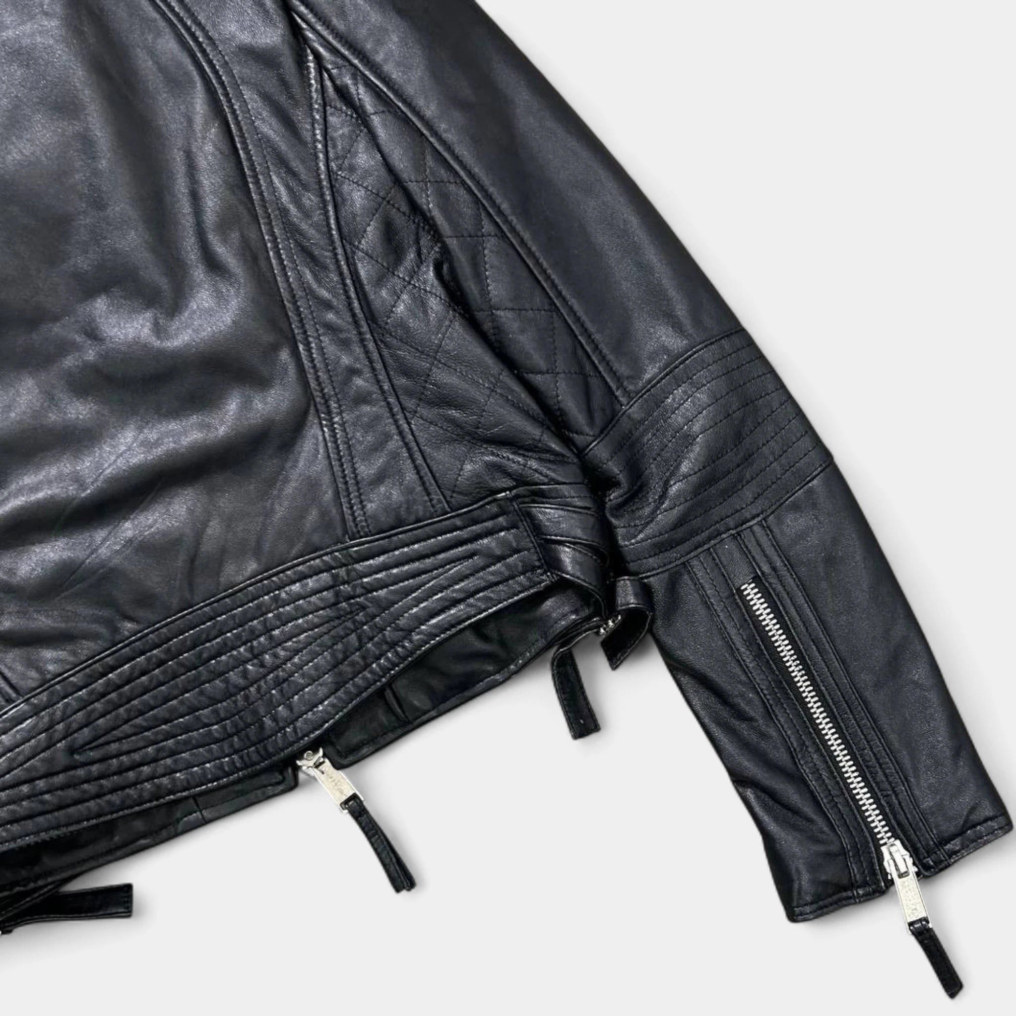 Dsquared2 Dsquared2 Black Cropped Leather Jacket Women Size M / US 6-8 / IT 42-44 - 6 Thumbnail