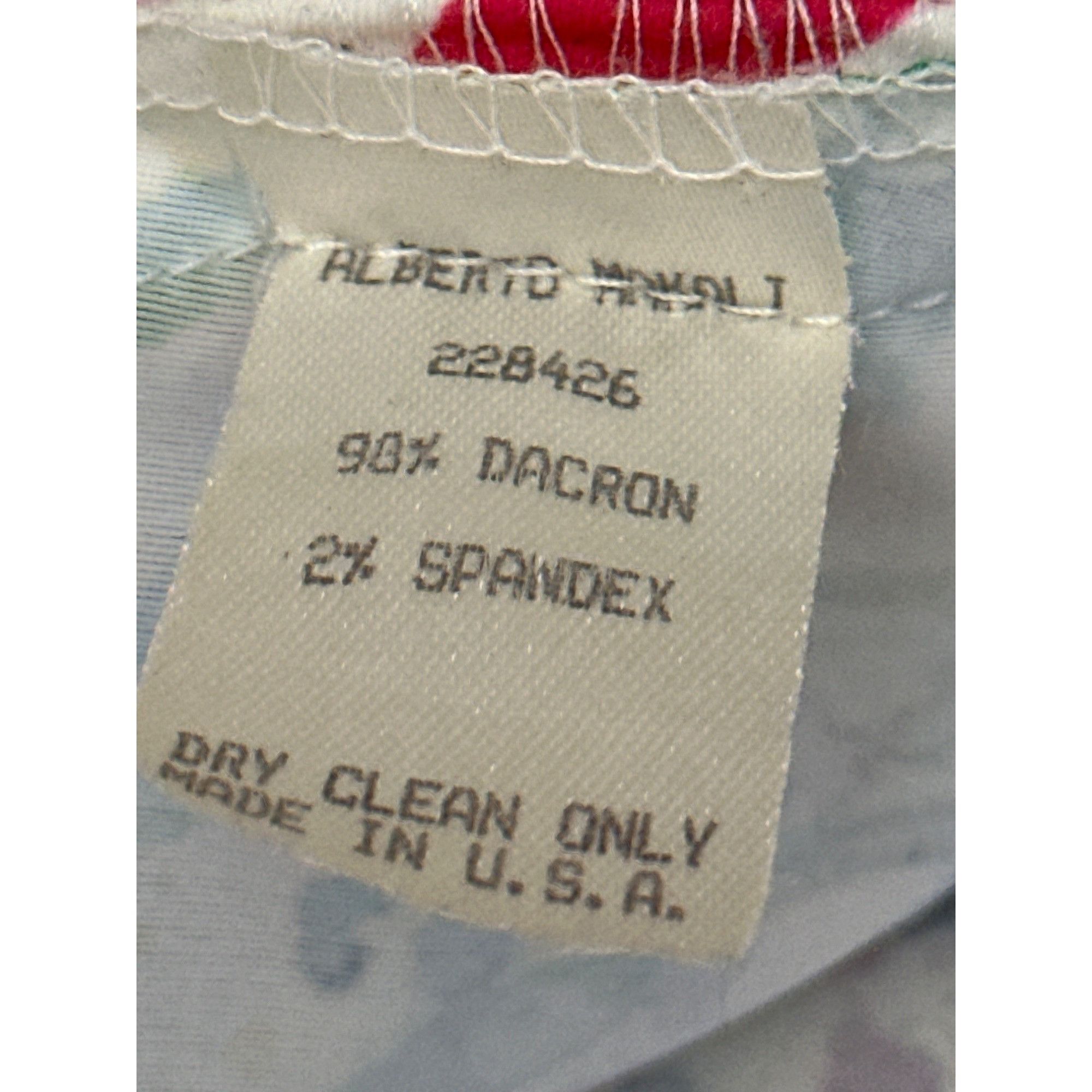 Other Albert Makali Multicolor Tie Dye Dacron Asymmetrical Hem Sle Size M / US 6-8 / IT 42-44 - 8 Thumbnail