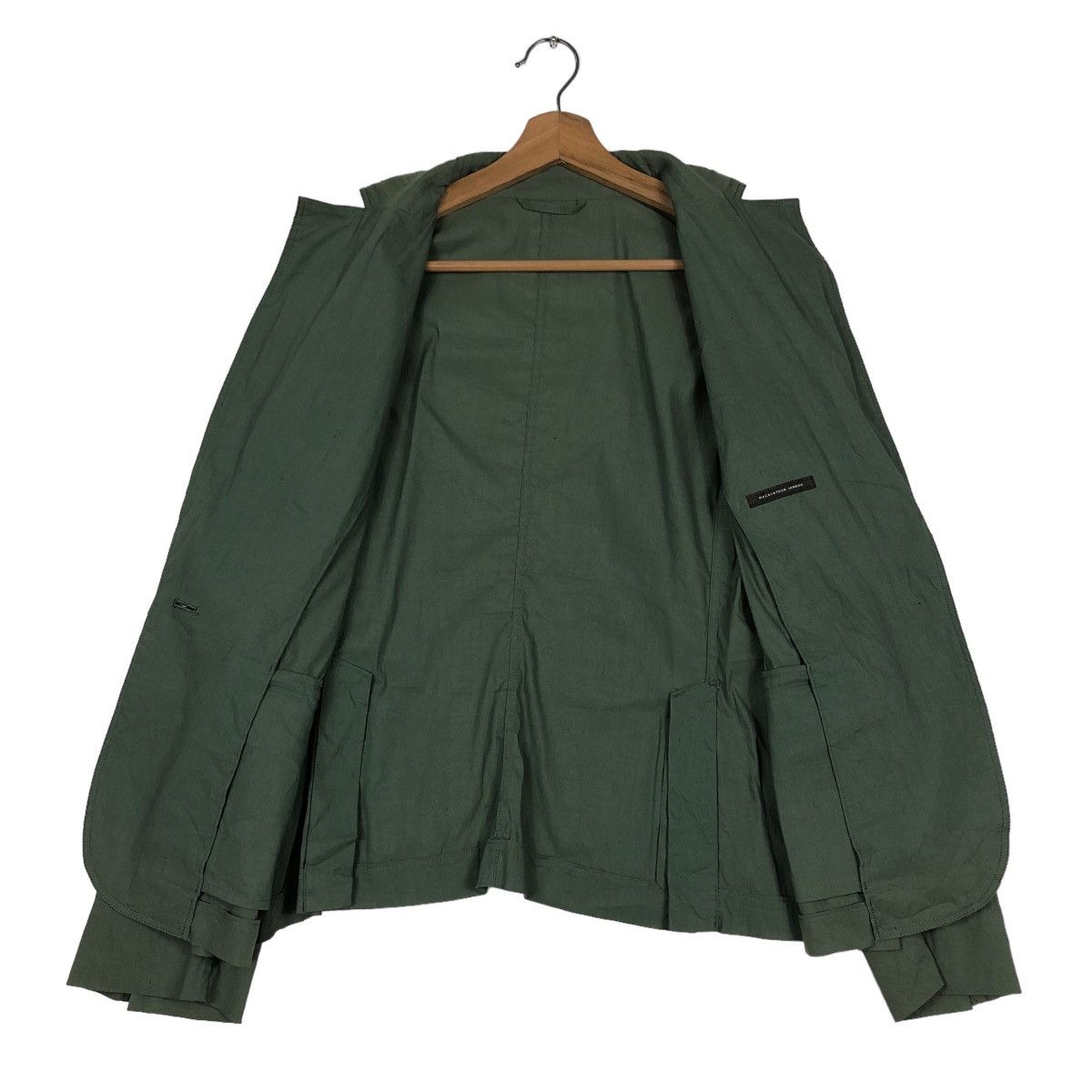Japanese Brand 🔥Olive Green Military Vintage Chore Jacket Mackintosh Size US M / EU 48-50 / 2 - 13 Thumbnail