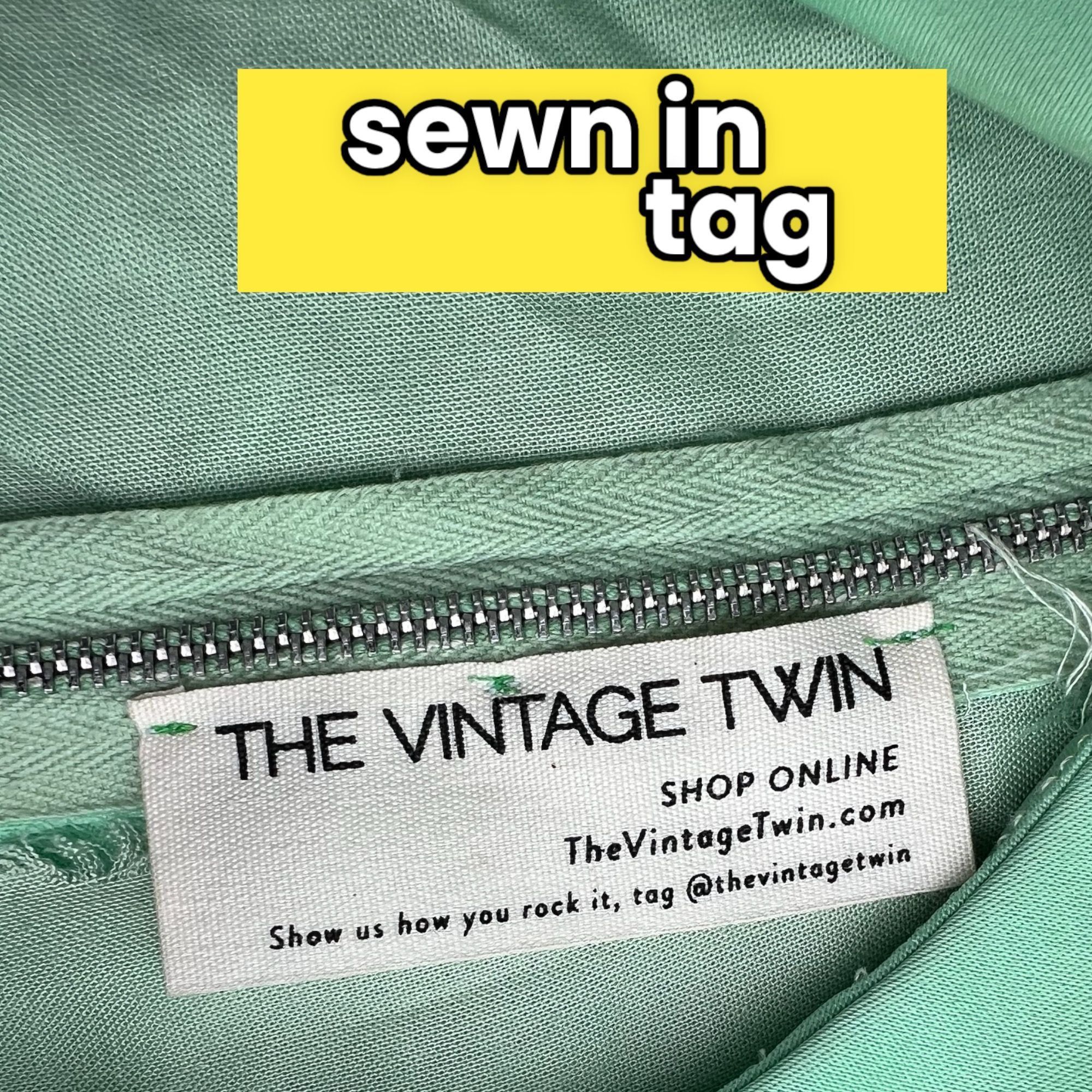 Vintage VTG Mint Green Satin Dress Jeweled Accents ❗️FLAWED❗️ Size S / US 4 / IT 40 - 3 Thumbnail