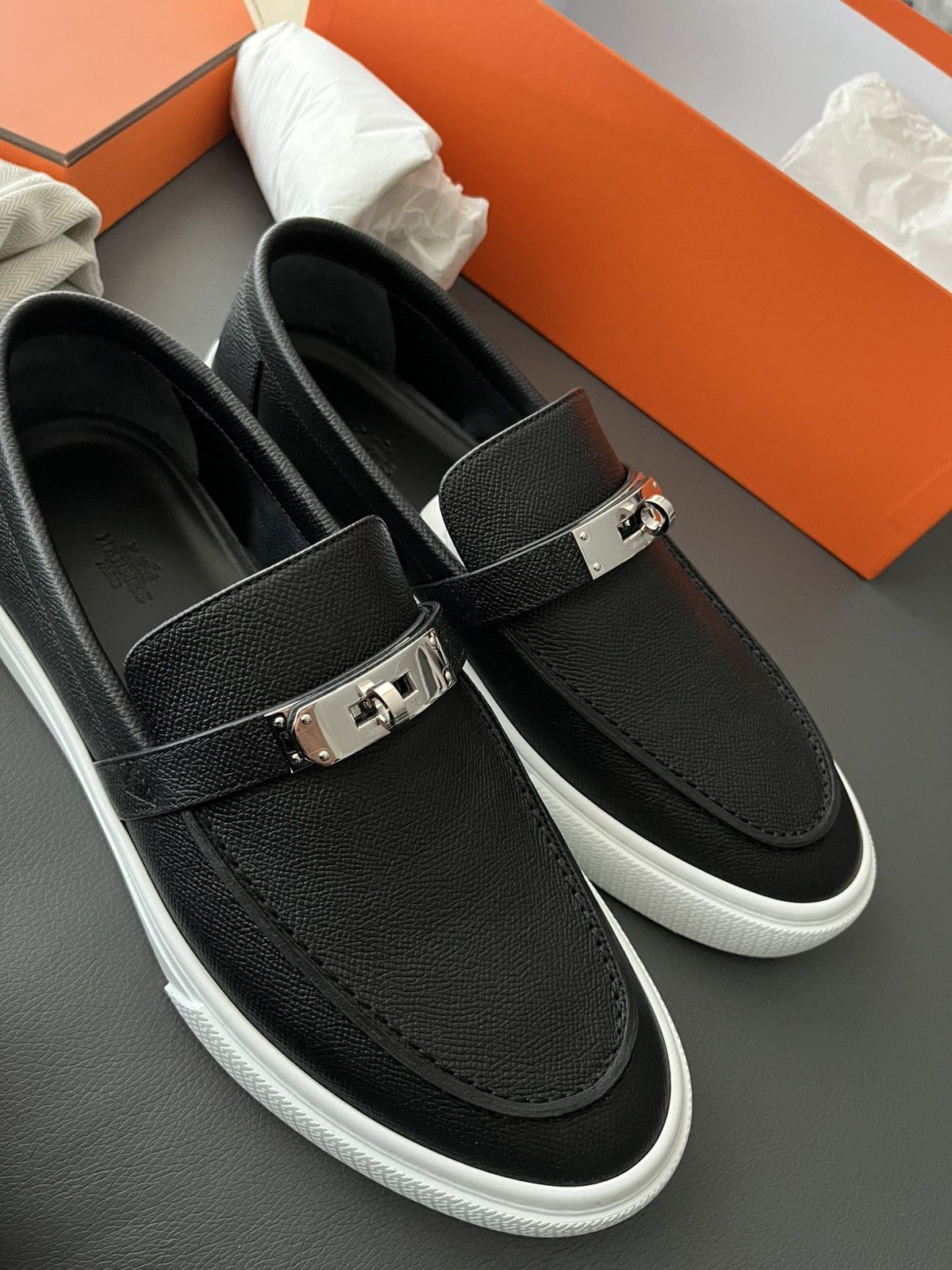 Hermes Iconic Runway Rare Brand New Hermes Kelly Loafer