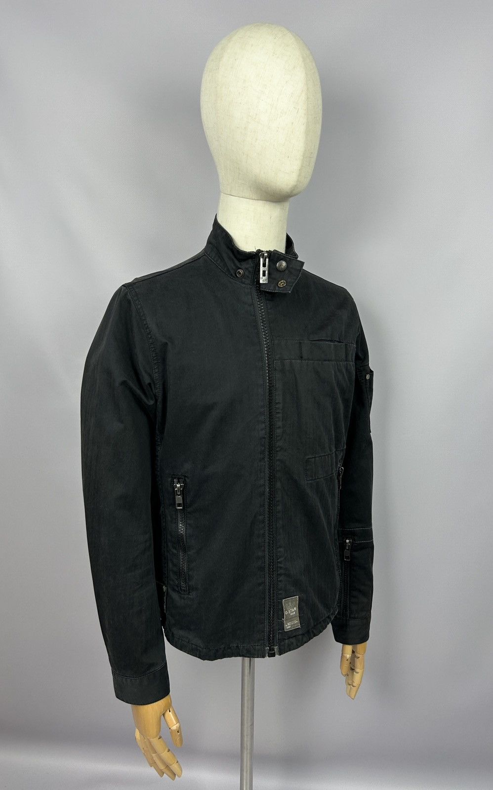 G-Star G Star Royal Art Jacket Big Logo Black RARE Size L Size US L / EU 52-54 / 3 - 10 Thumbnail
