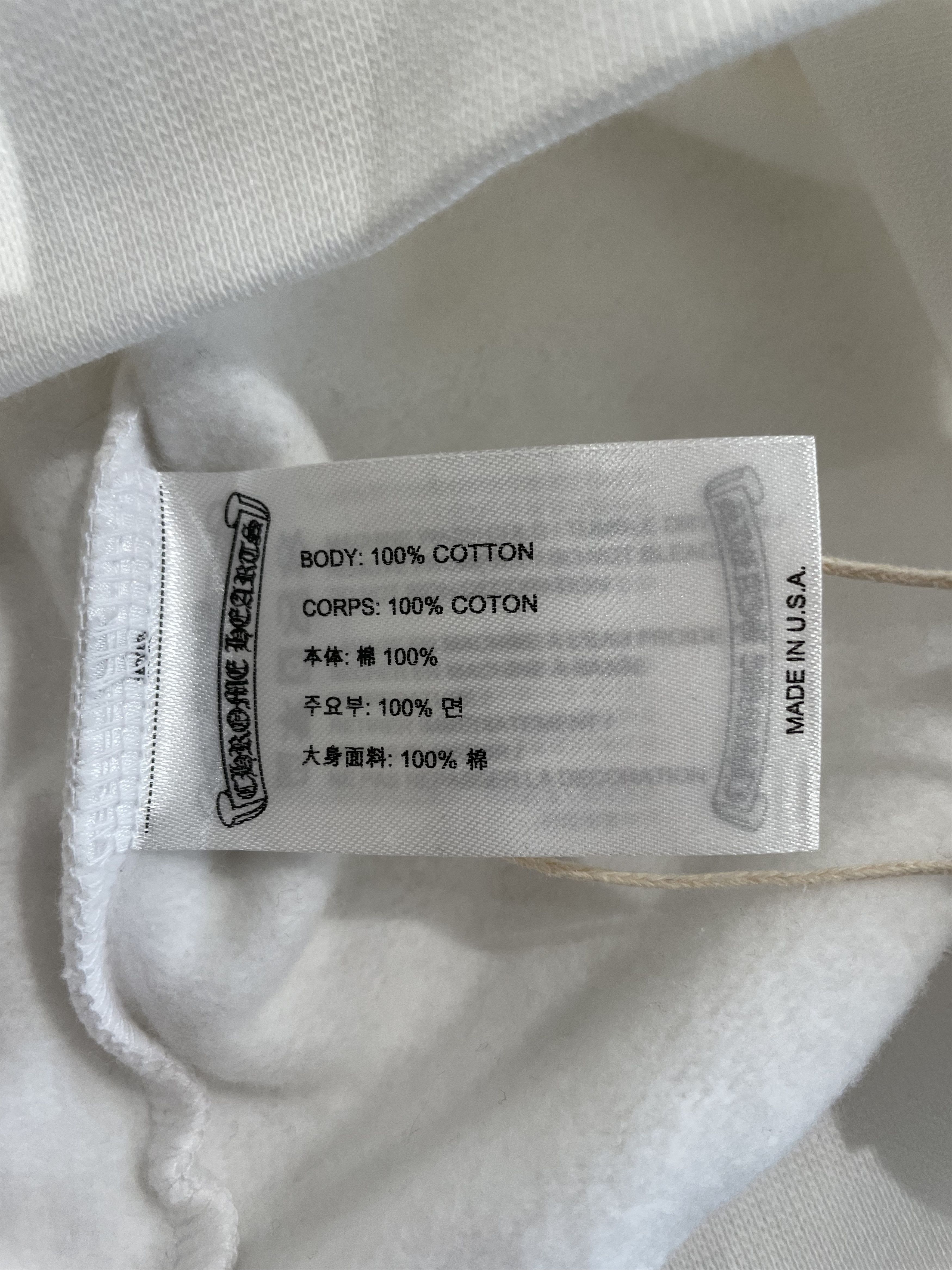 Chrome Hearts Chrome Hearts LOVE YOU Letter White Sweatshirt Size US M / EU 48-50 / 2 - 7 Thumbnail