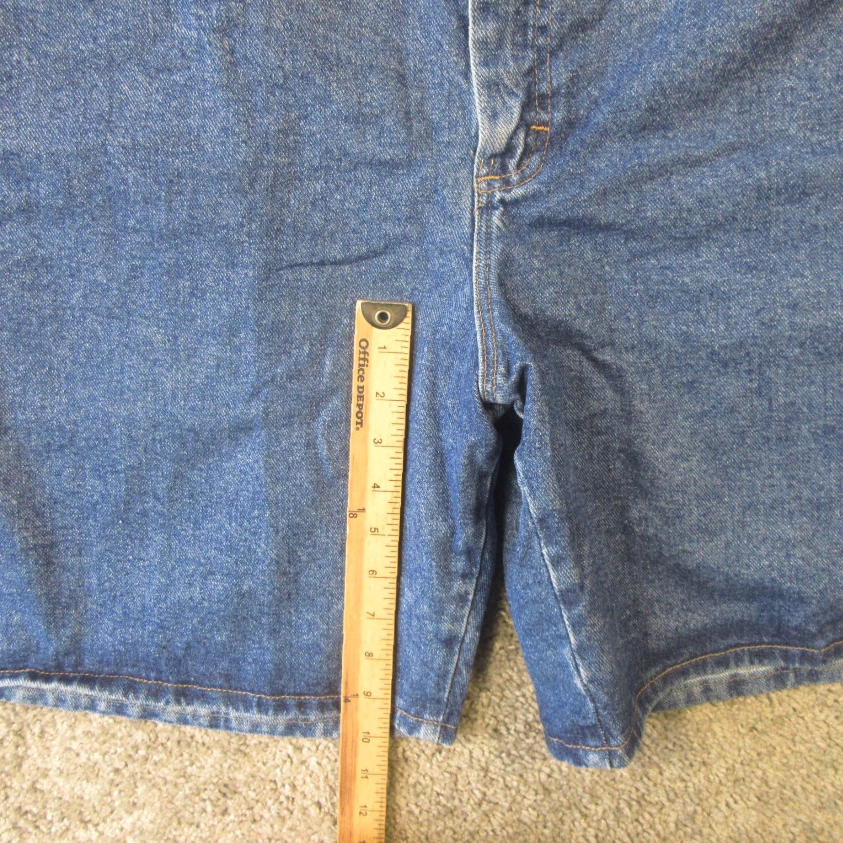 Wrangler VINTAGE Wrangler Jeans Shorts Mens 38 Five Star Premium Bermuda 5-Pocket Denim NEW NWT Blue 90s Style Relaxed Size US 32 / EU 48 - 7 Thumbnail
